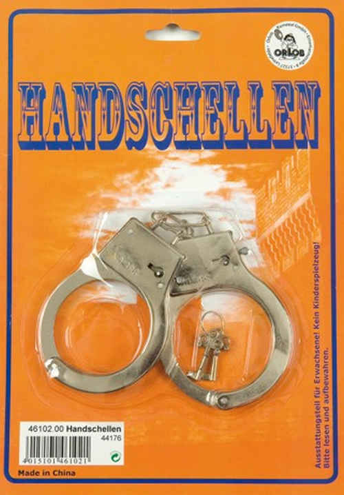 Handschellen , silber