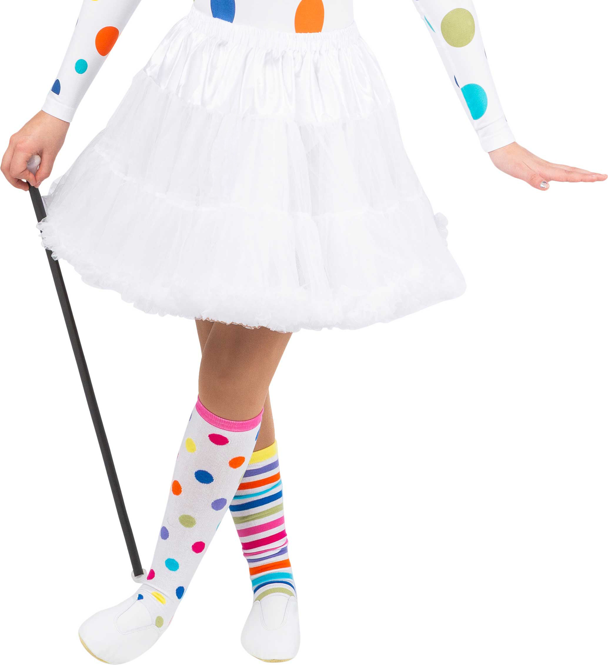 Kinderpetticoat mit Rüschchen, weiß