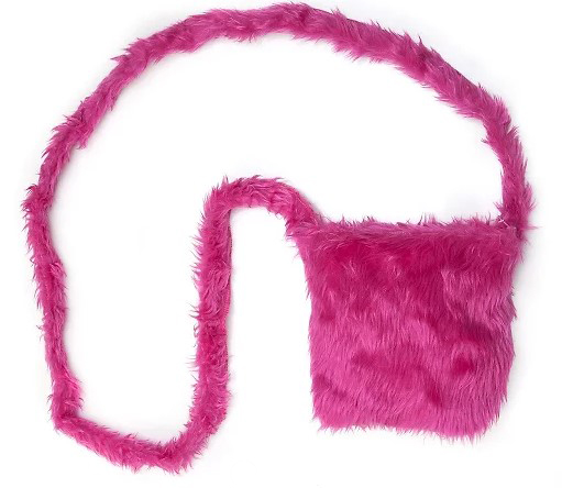 Plush bag, pink