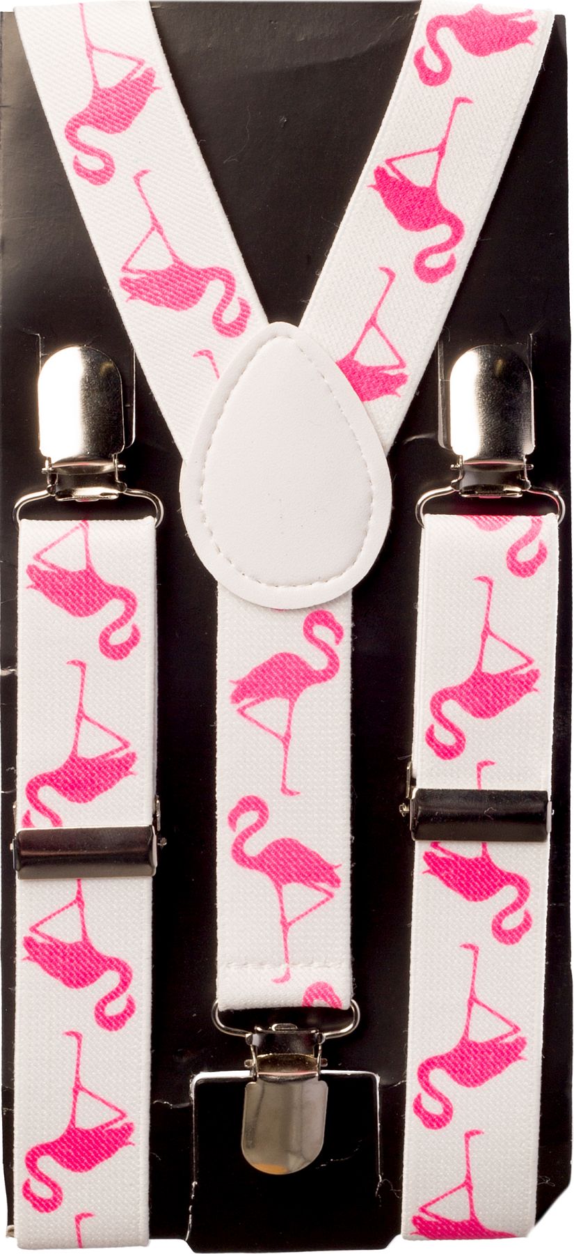 Suspenders, flamingo 