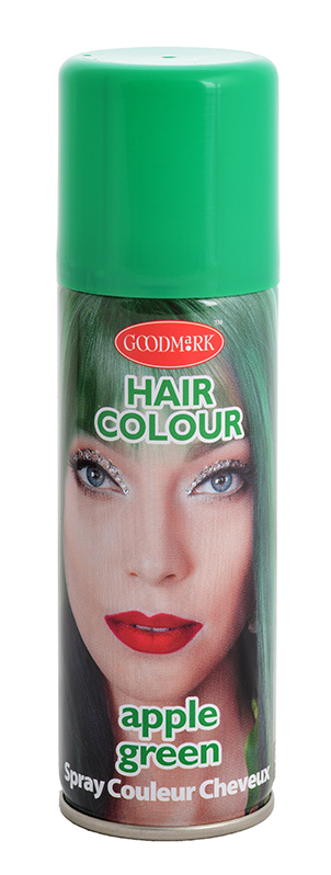 Hairspray coloured, green