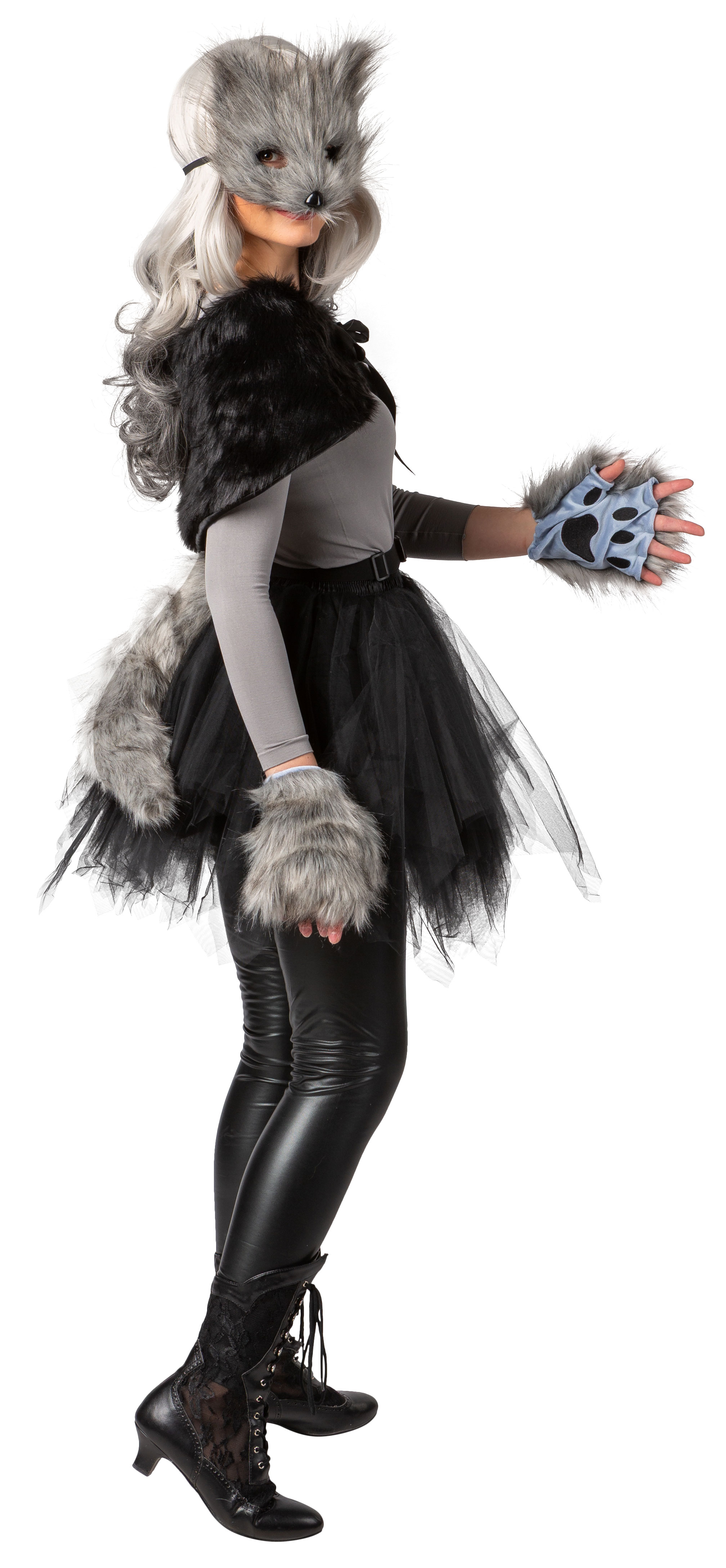 Plush animal set, wolf