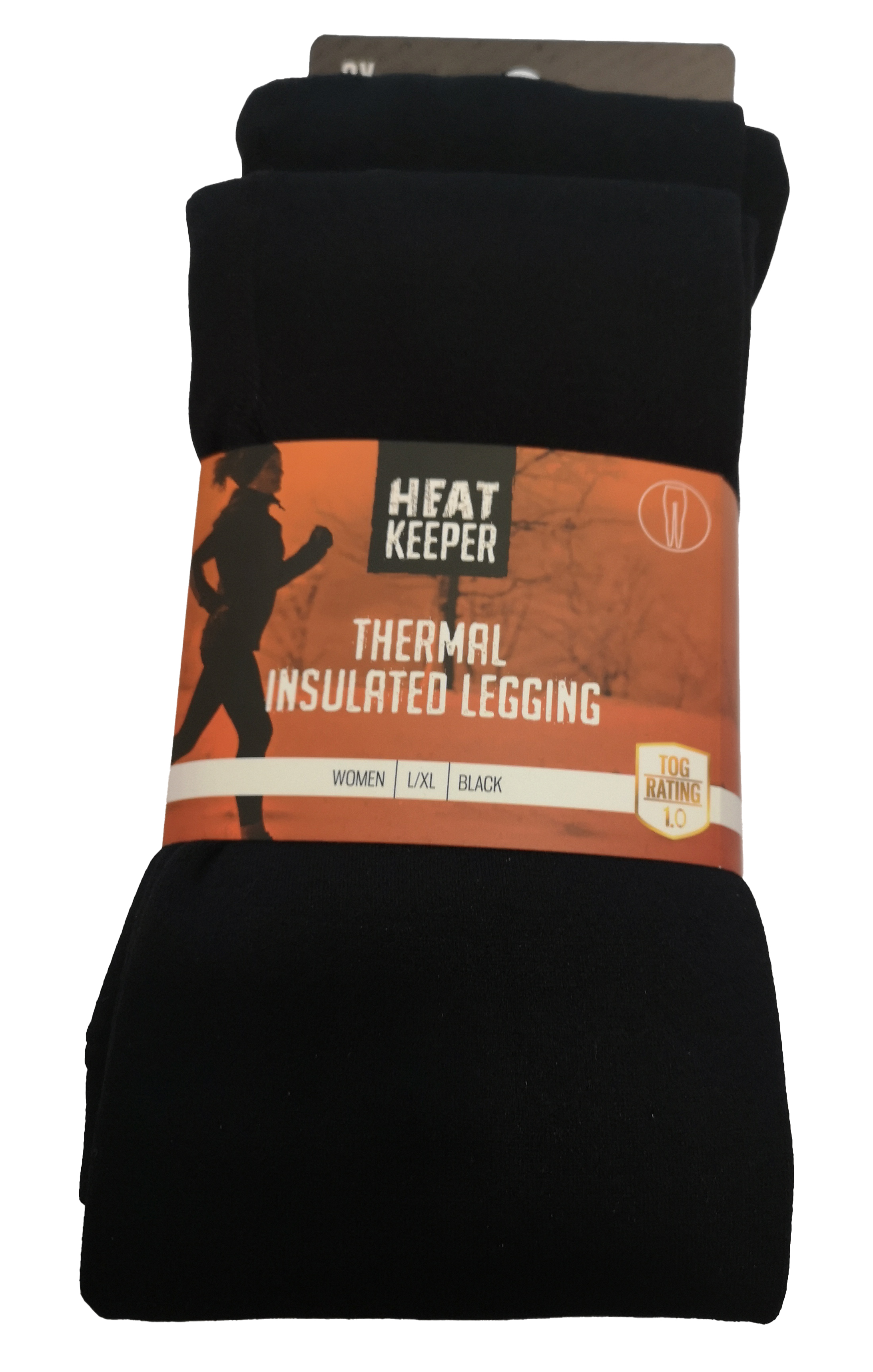 Leggings Thermo 2er-Pack, schwarz, Größe L/XL