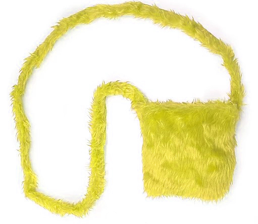 Plush bag, yellow