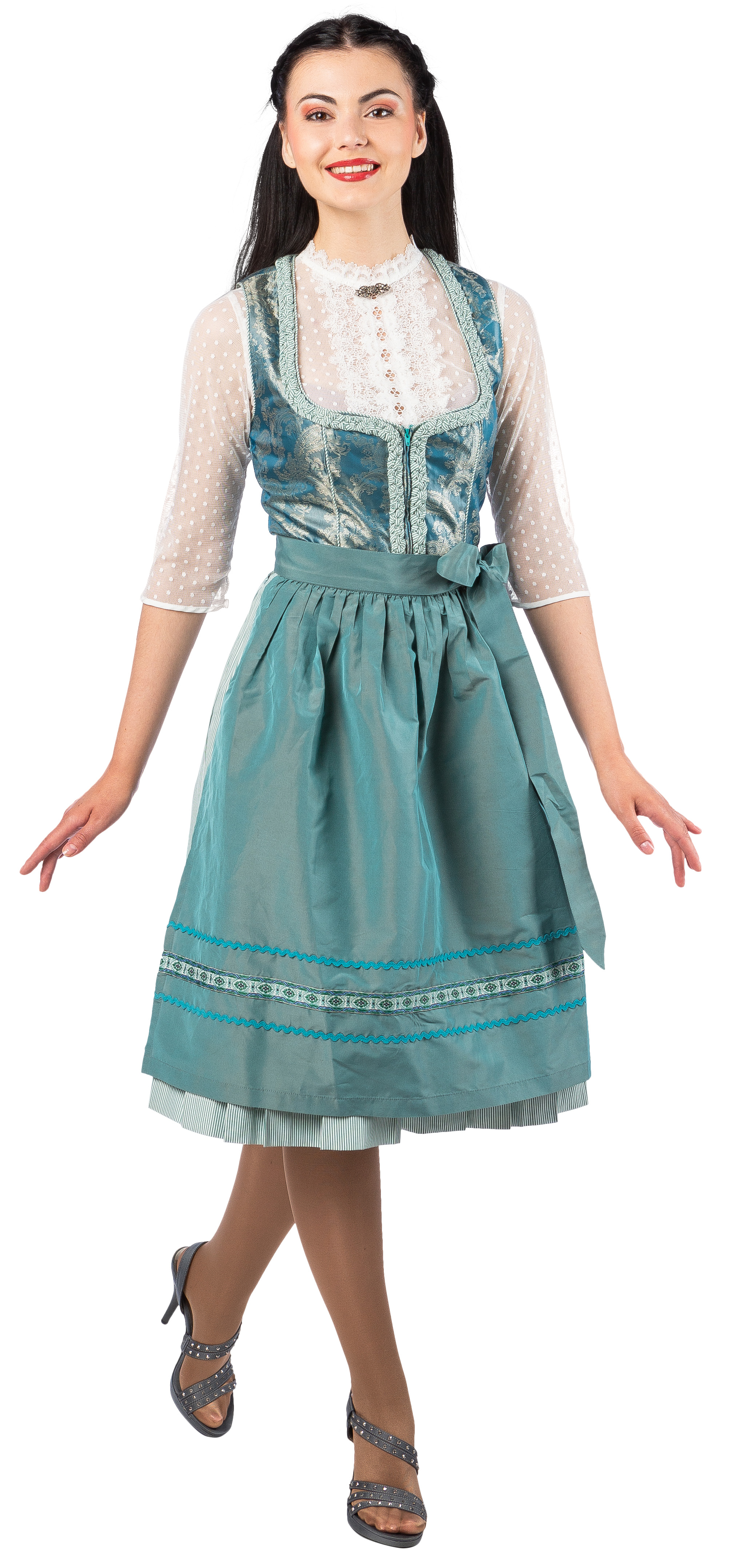 Dirndl "Thora" blau (Vaterartikel)