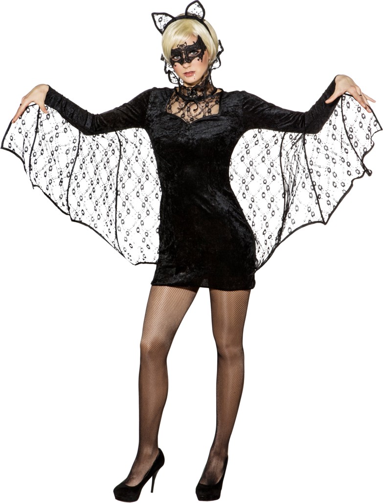 Robe chauve-souris, noir