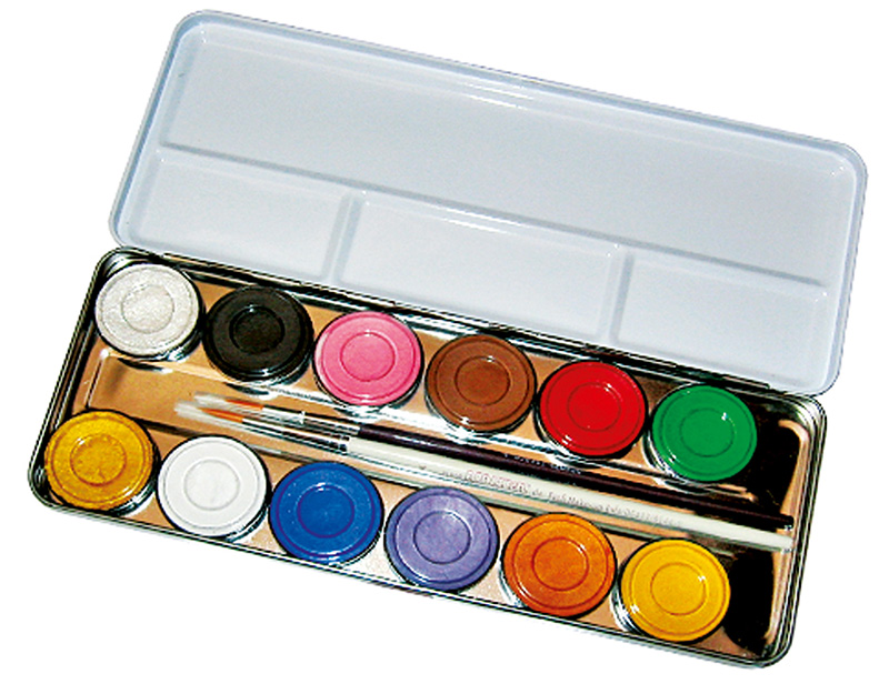 12-Farben Metall-Palette 