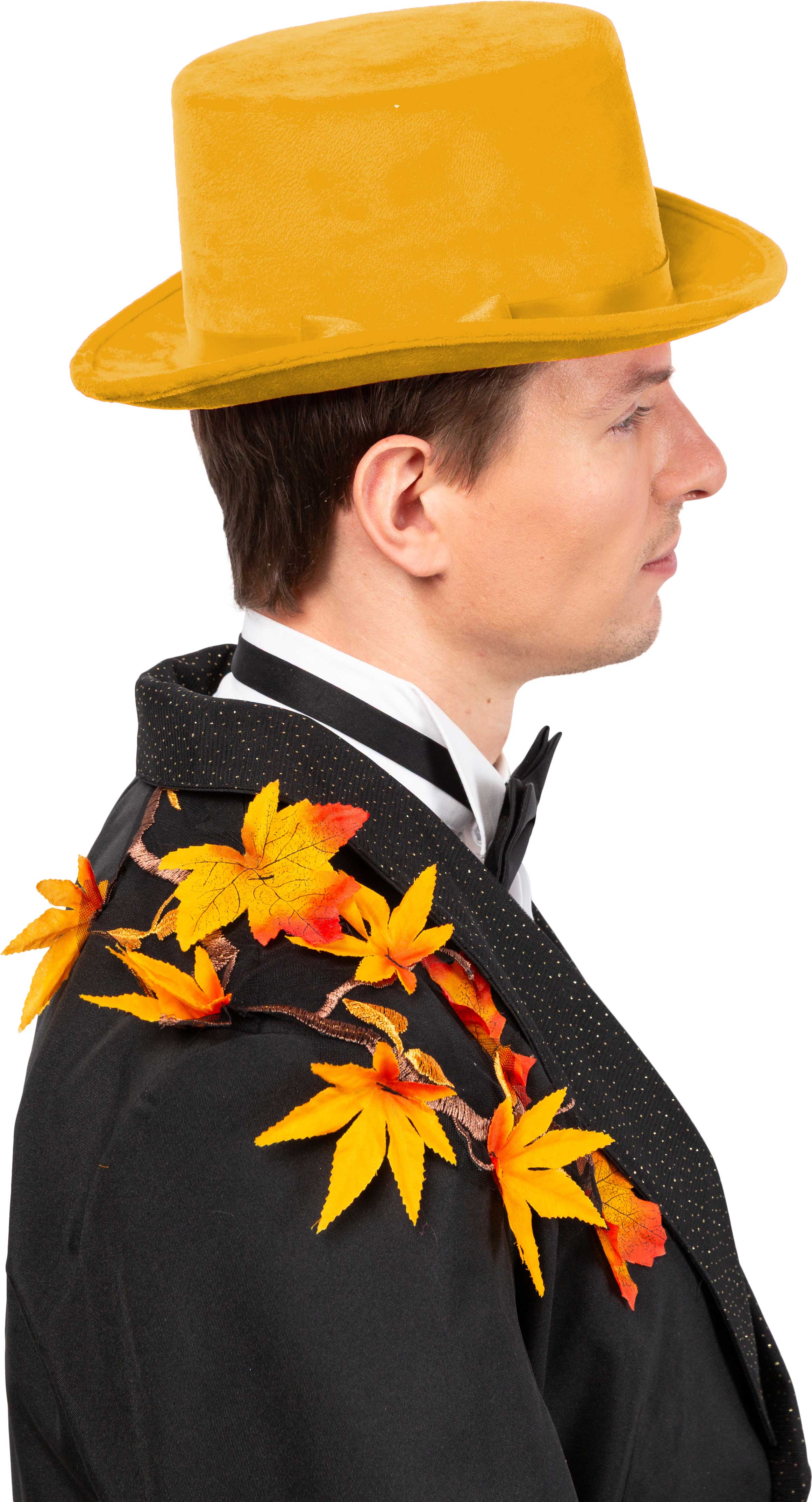 Flat velvet cylinder, orange