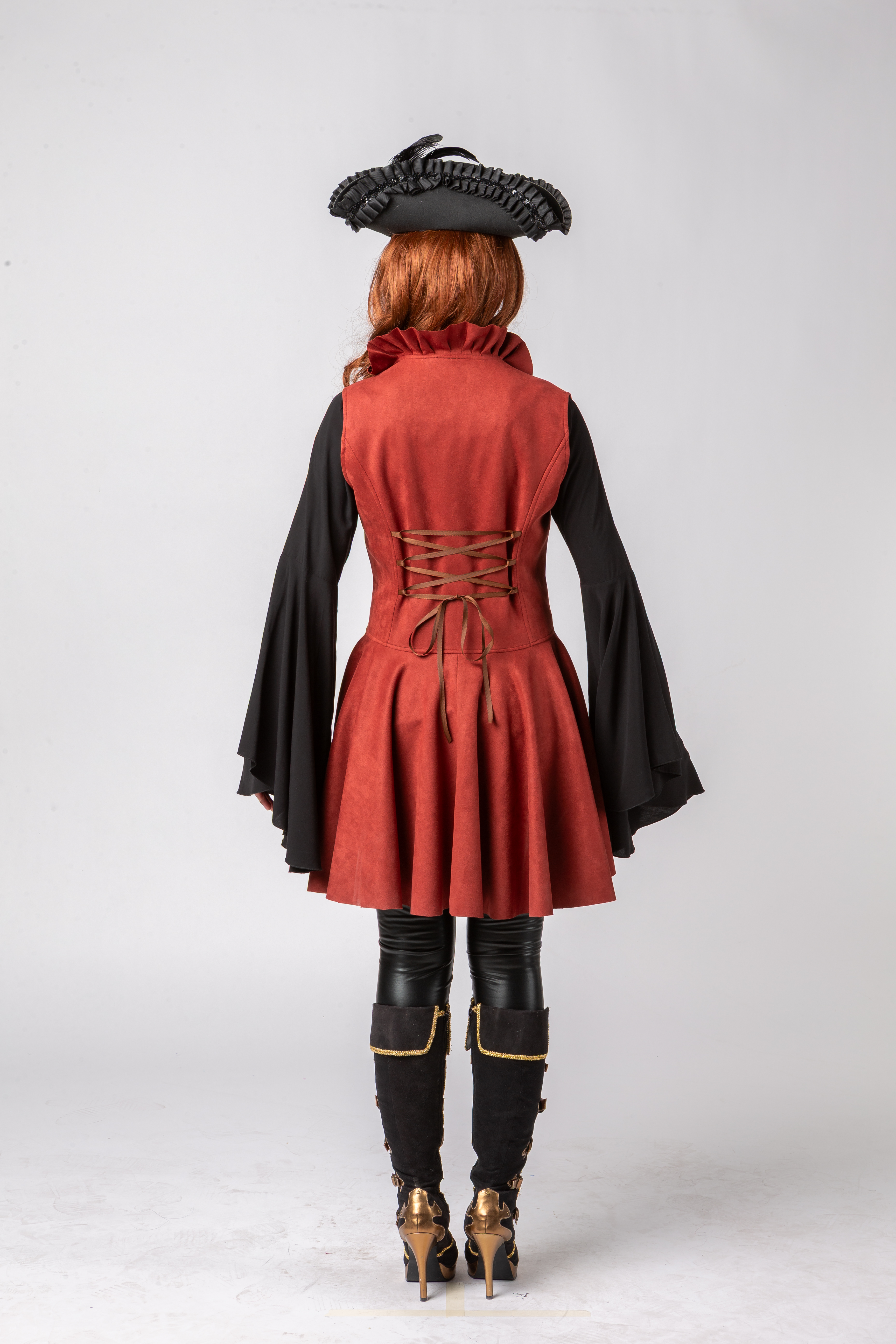 Blouse Lady Mary, noir