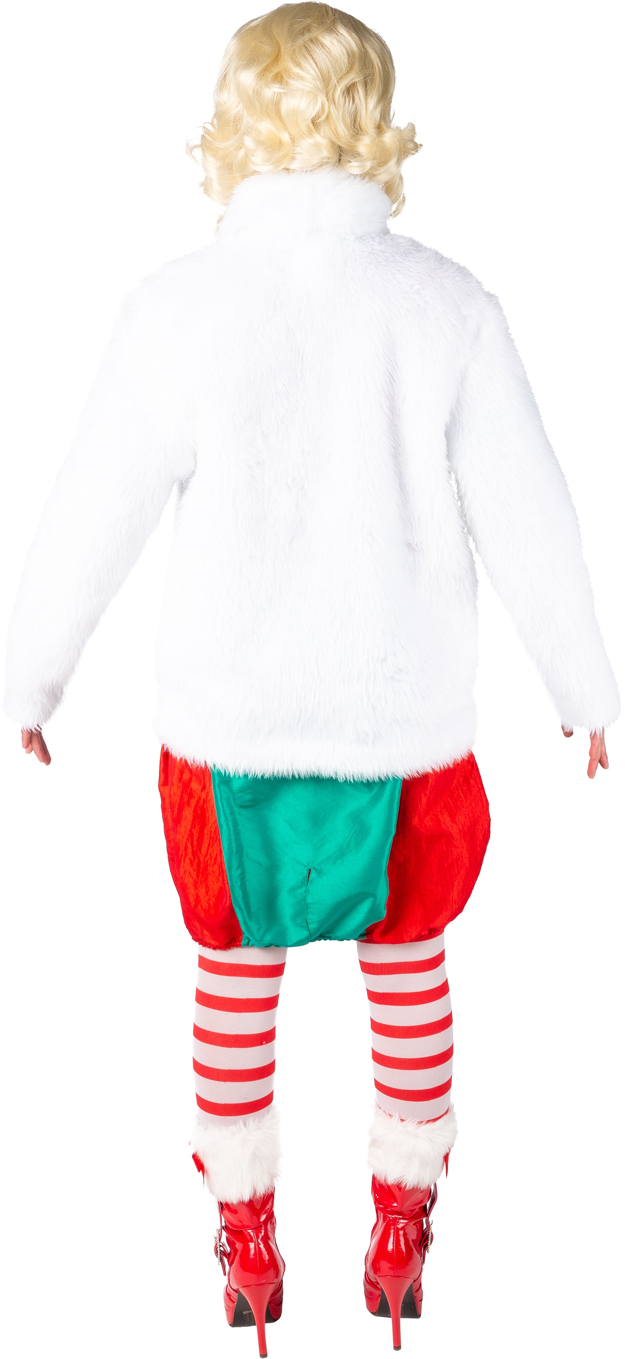 Plush jacket, white, L/XL