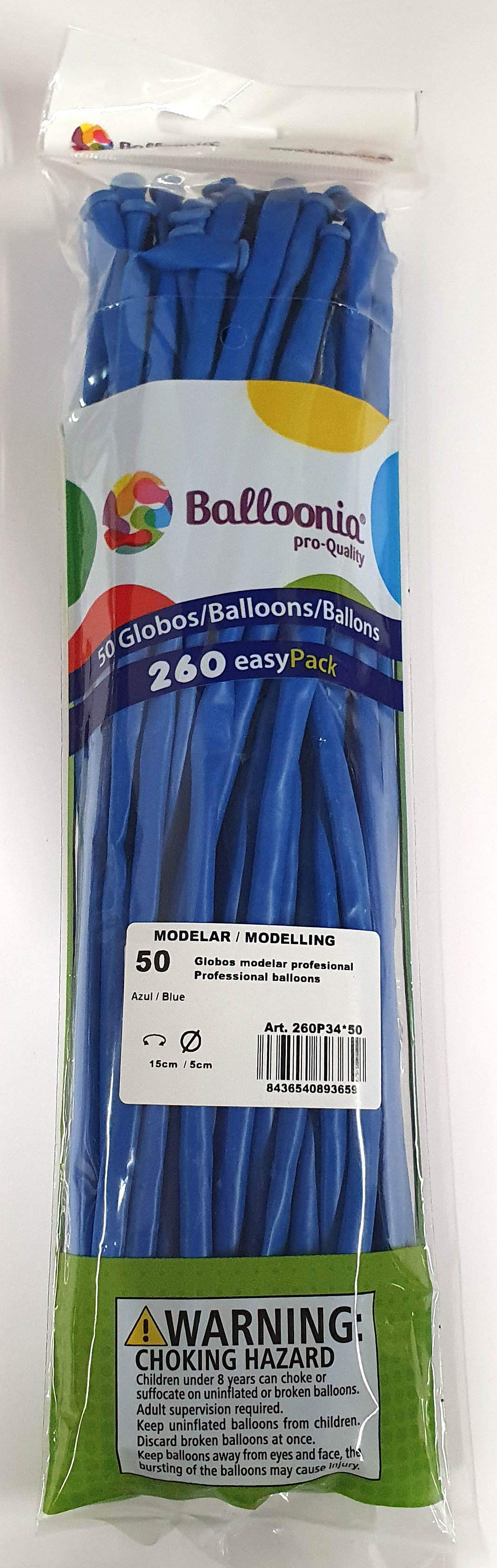 Latexmodellierer 50 Stück, blau