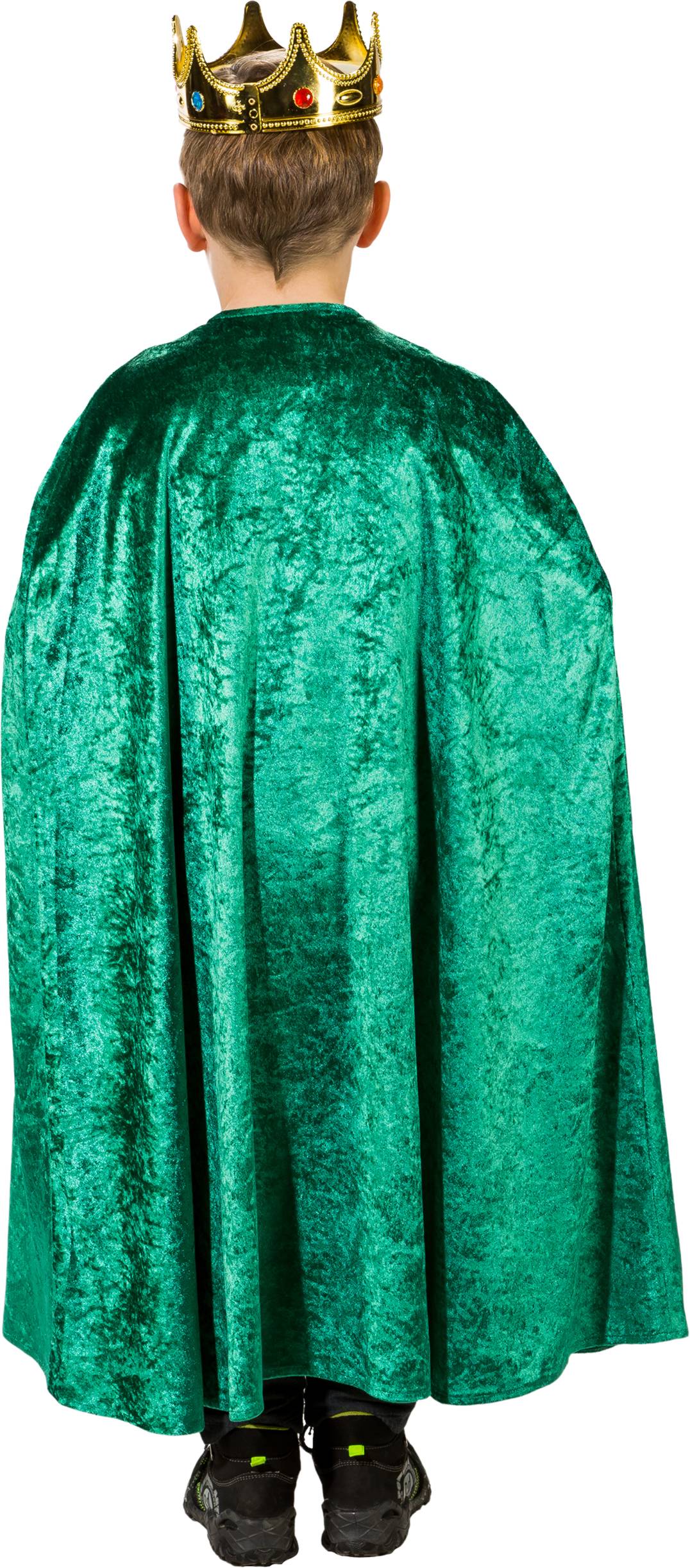 Caspar cape, green for children 