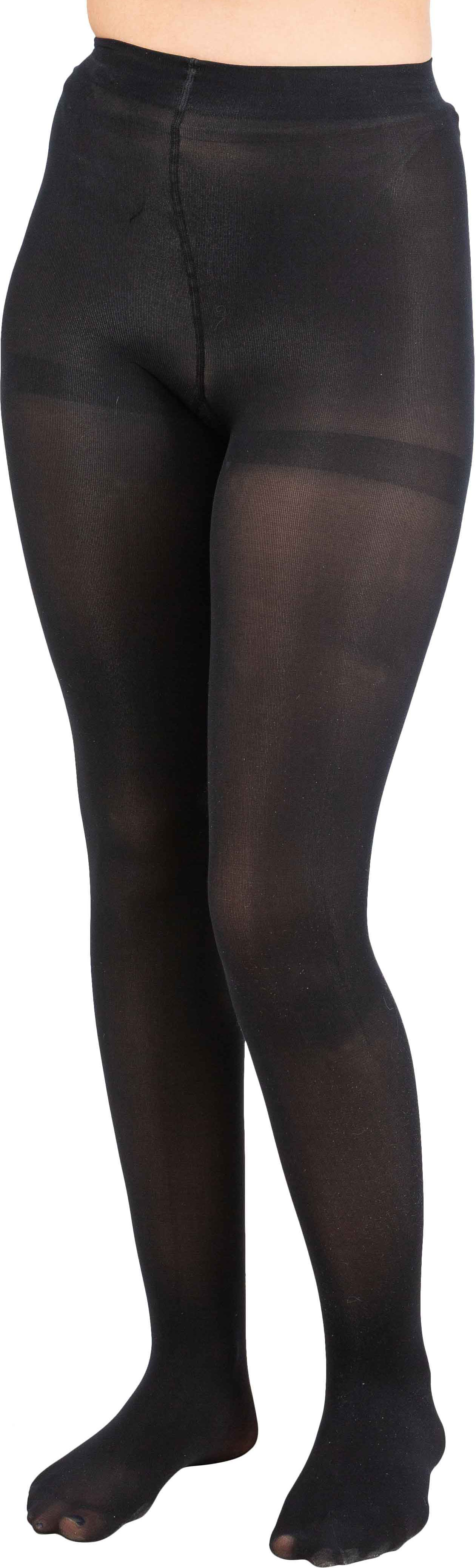 blickdichte Strumpfhose, schwarz