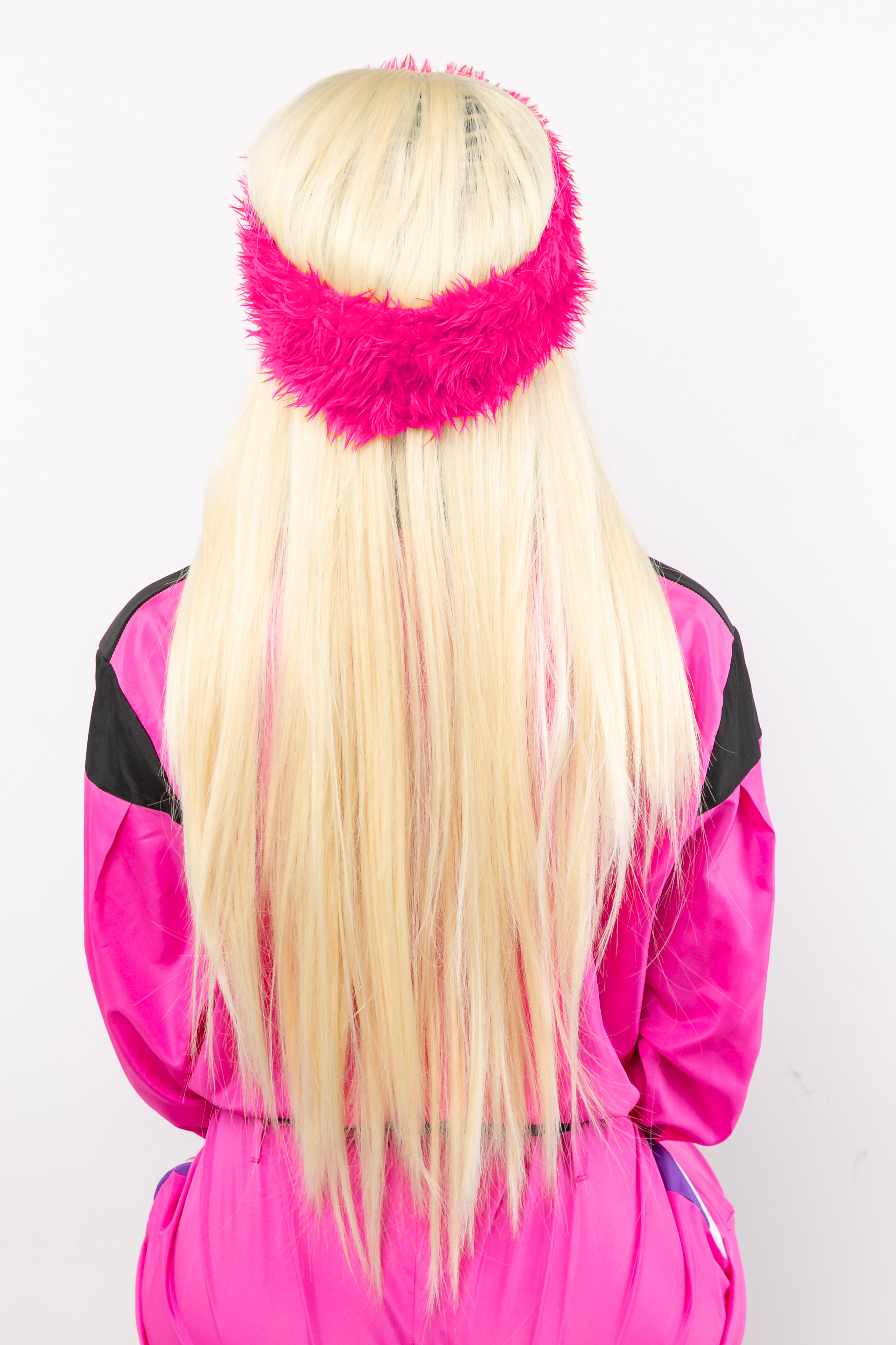 Headband fur, pink