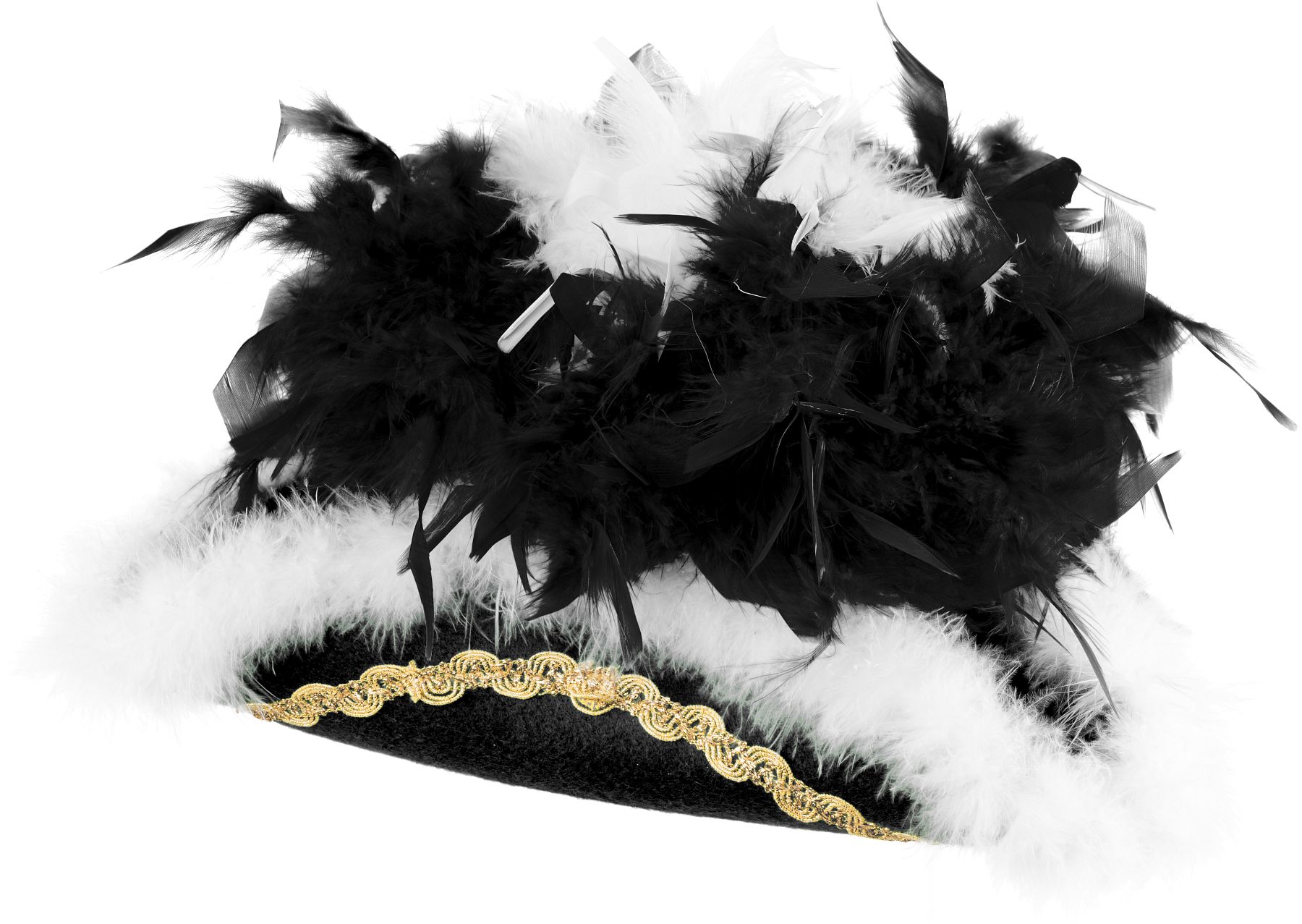 Feather boa luxury, black, 1.80 m long, 150g
