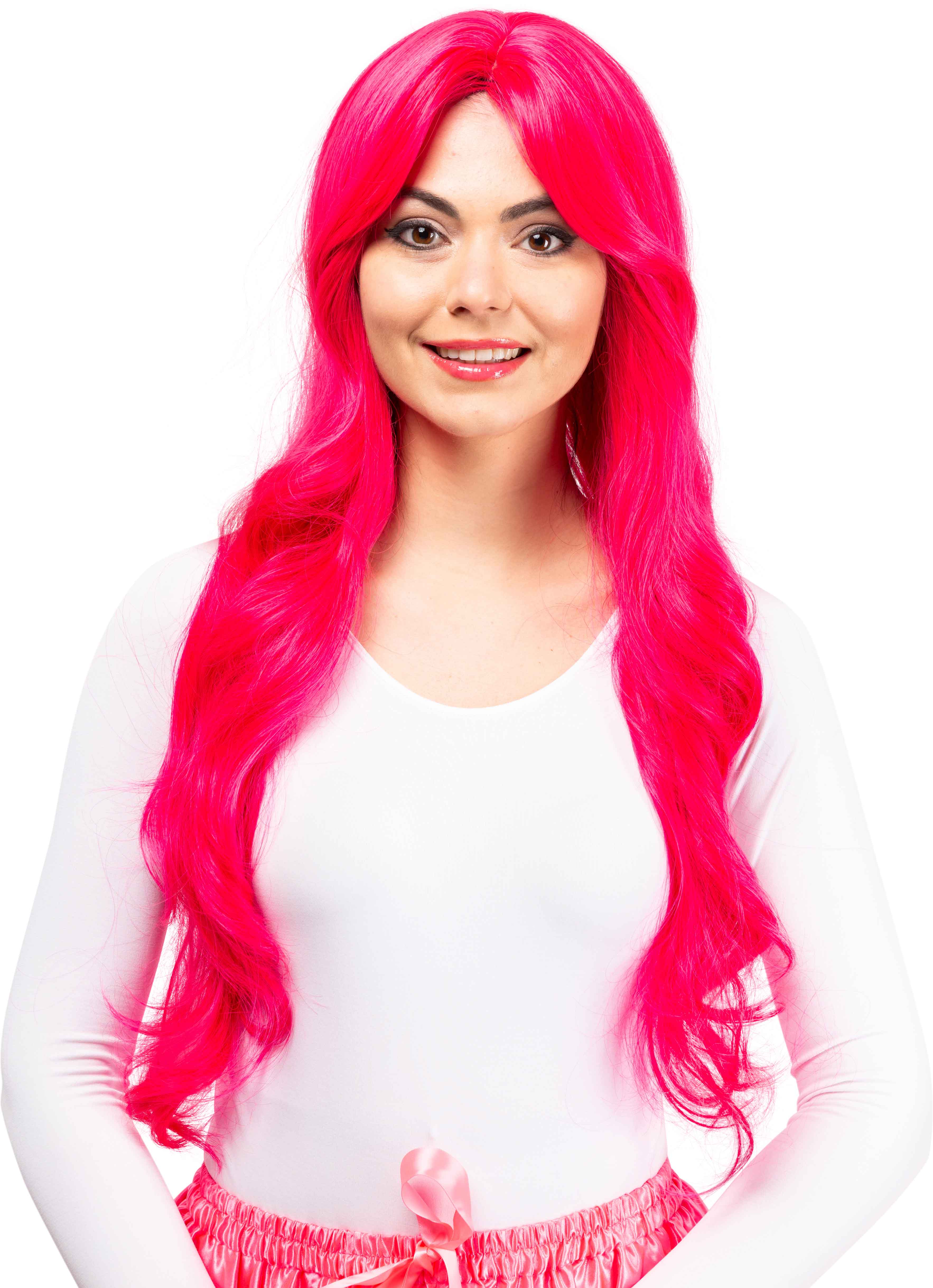 Merna wig, pink