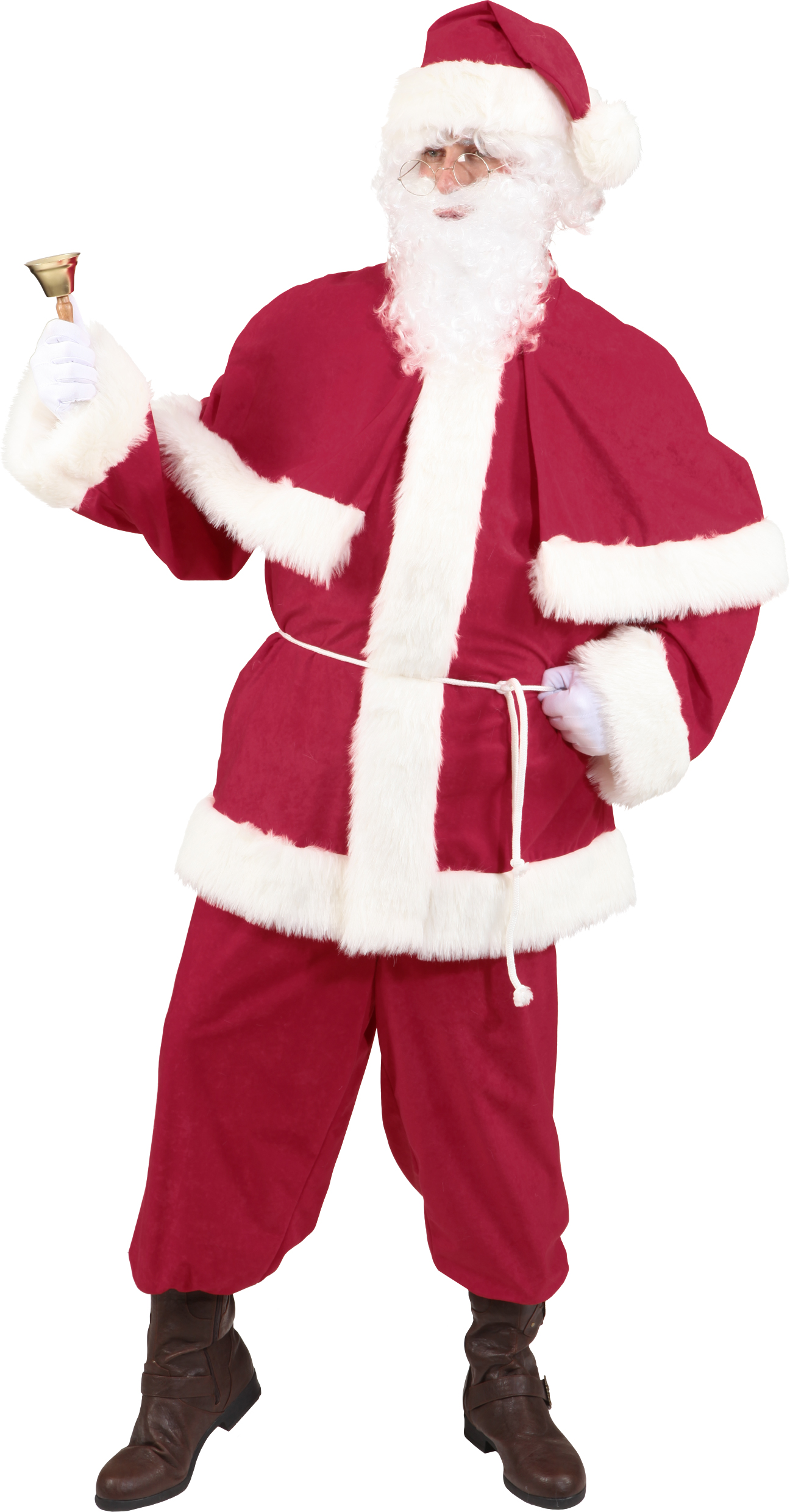 Costume de père noël, rouge