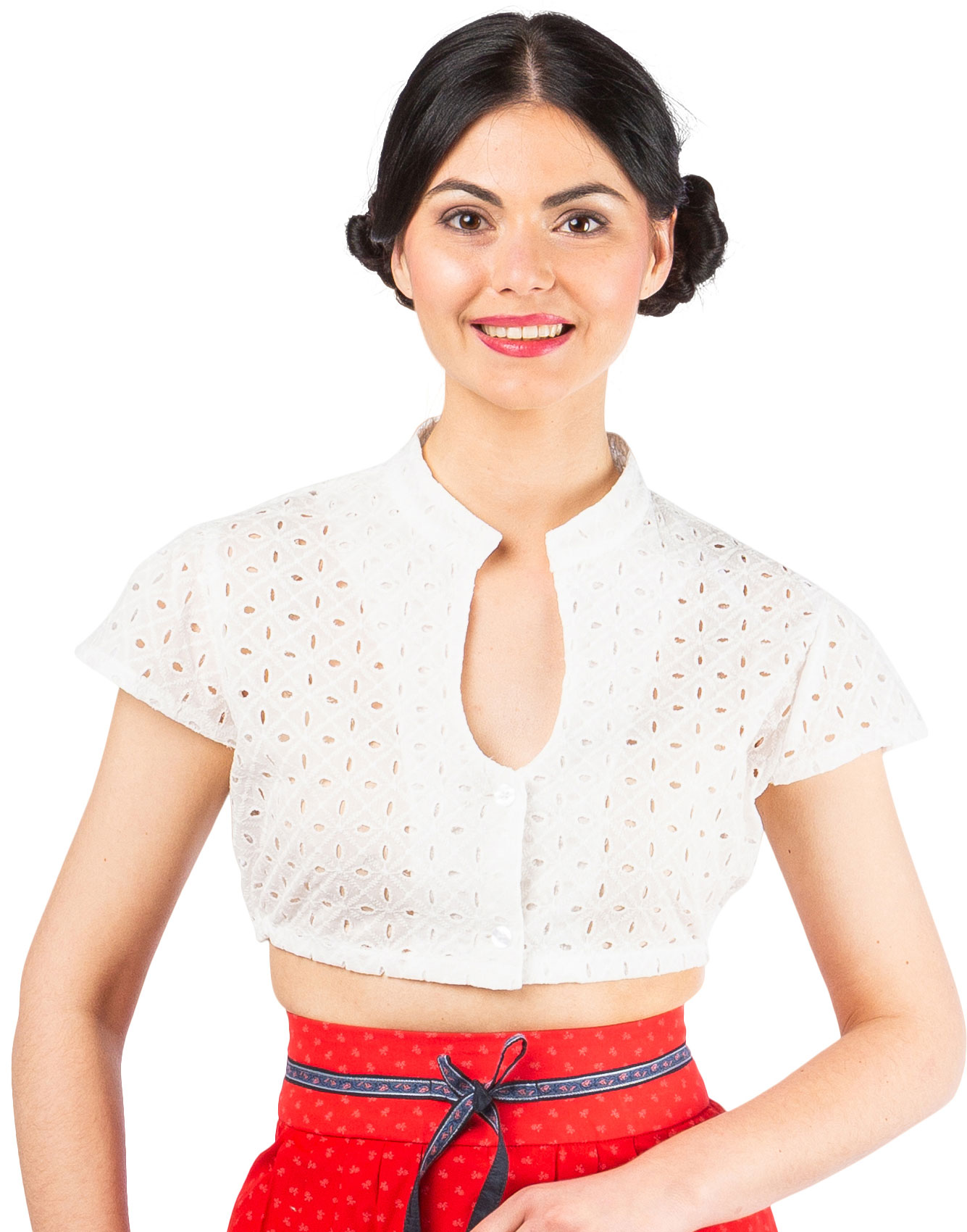 Dirndl BluseTilda, weiß