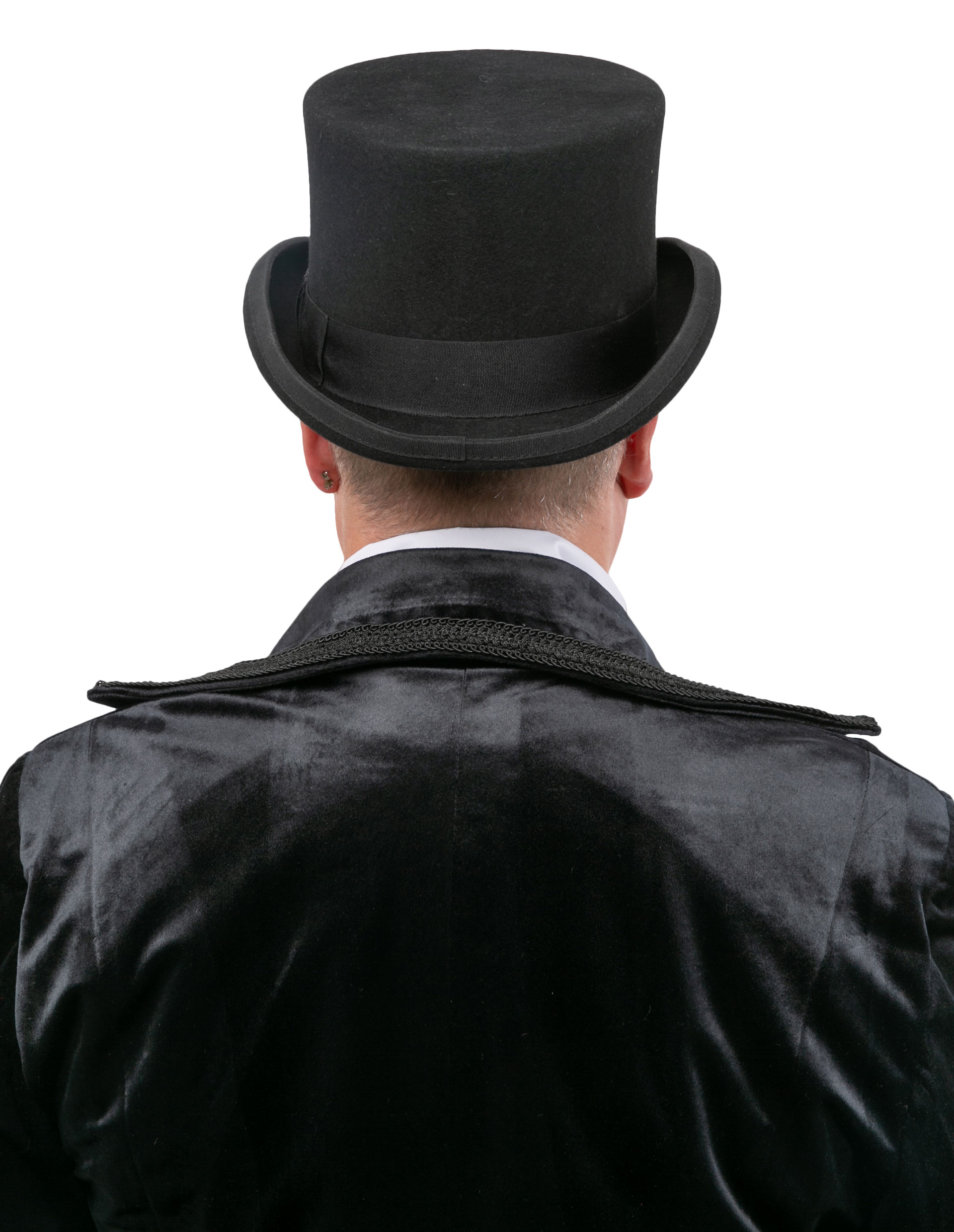 Zylinder Wollfilz, schwarz