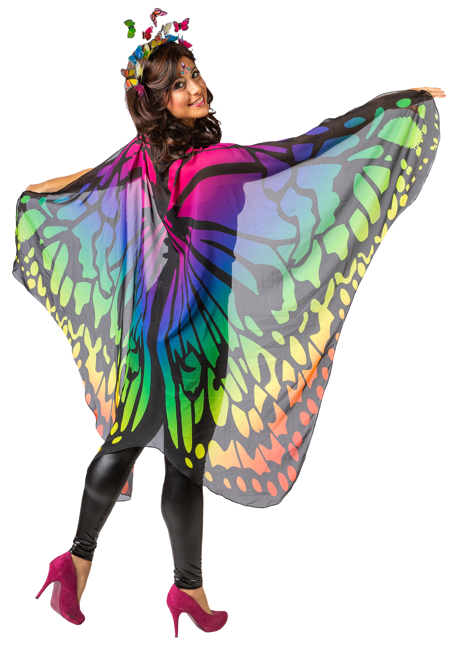 Cape papillon, multicolore