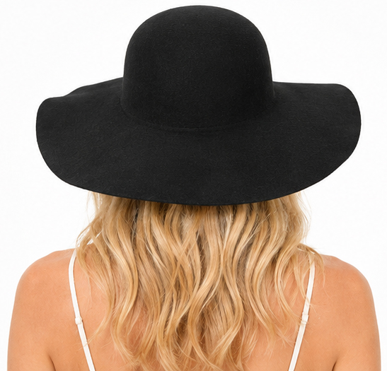 Floppy hat, black