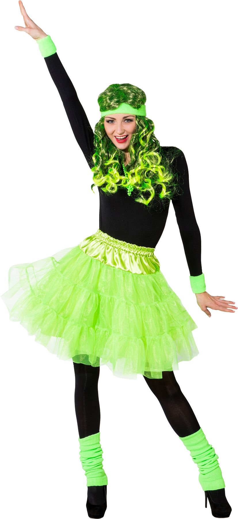 Pettiskirt, neon-green