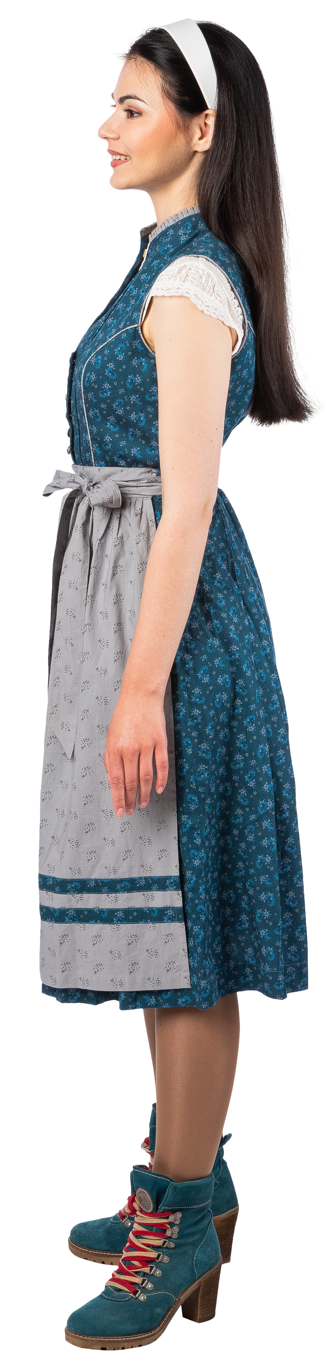 Dirndl "Maeva" bleu/gris 36