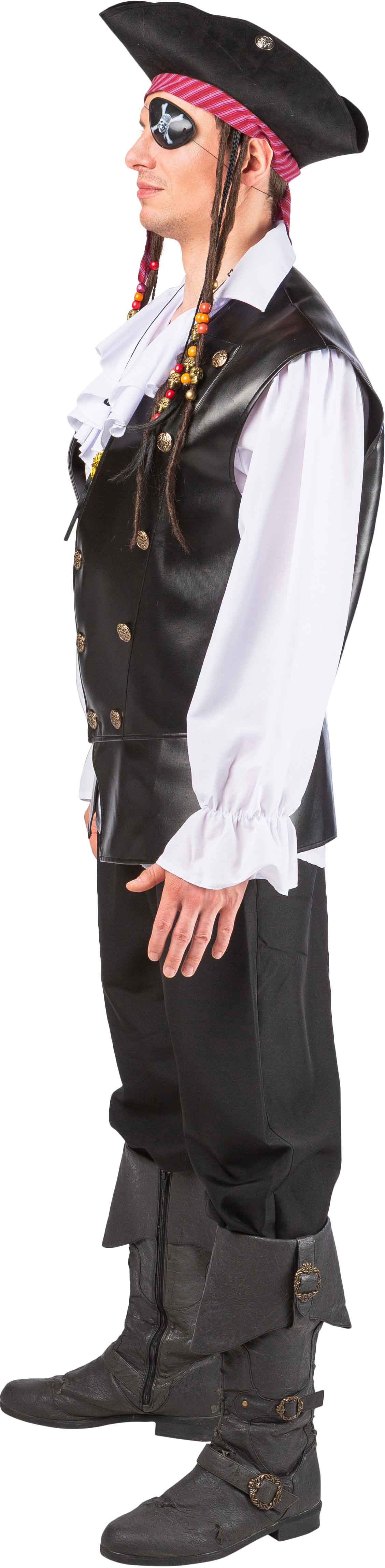 Leather pirate waistcoat