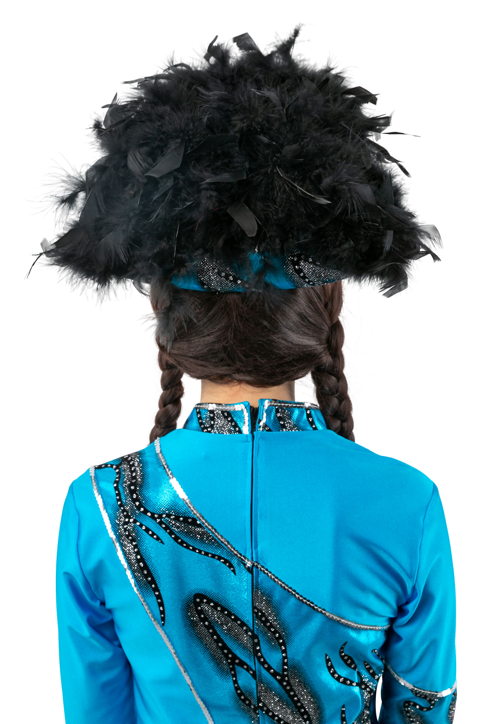 Funkenhut, schwarz-türkis