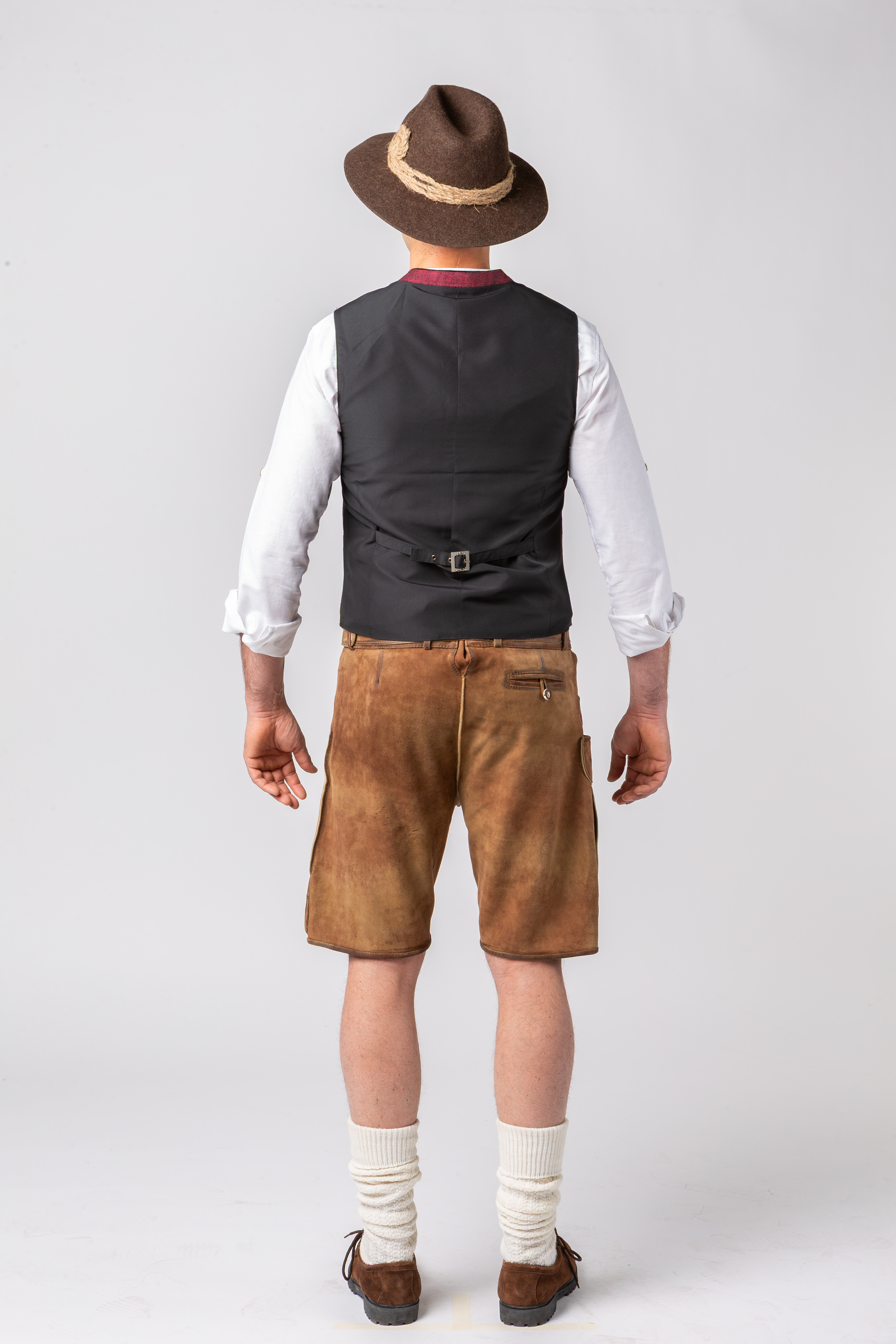 Waistcoat 'Berghutten', wine red