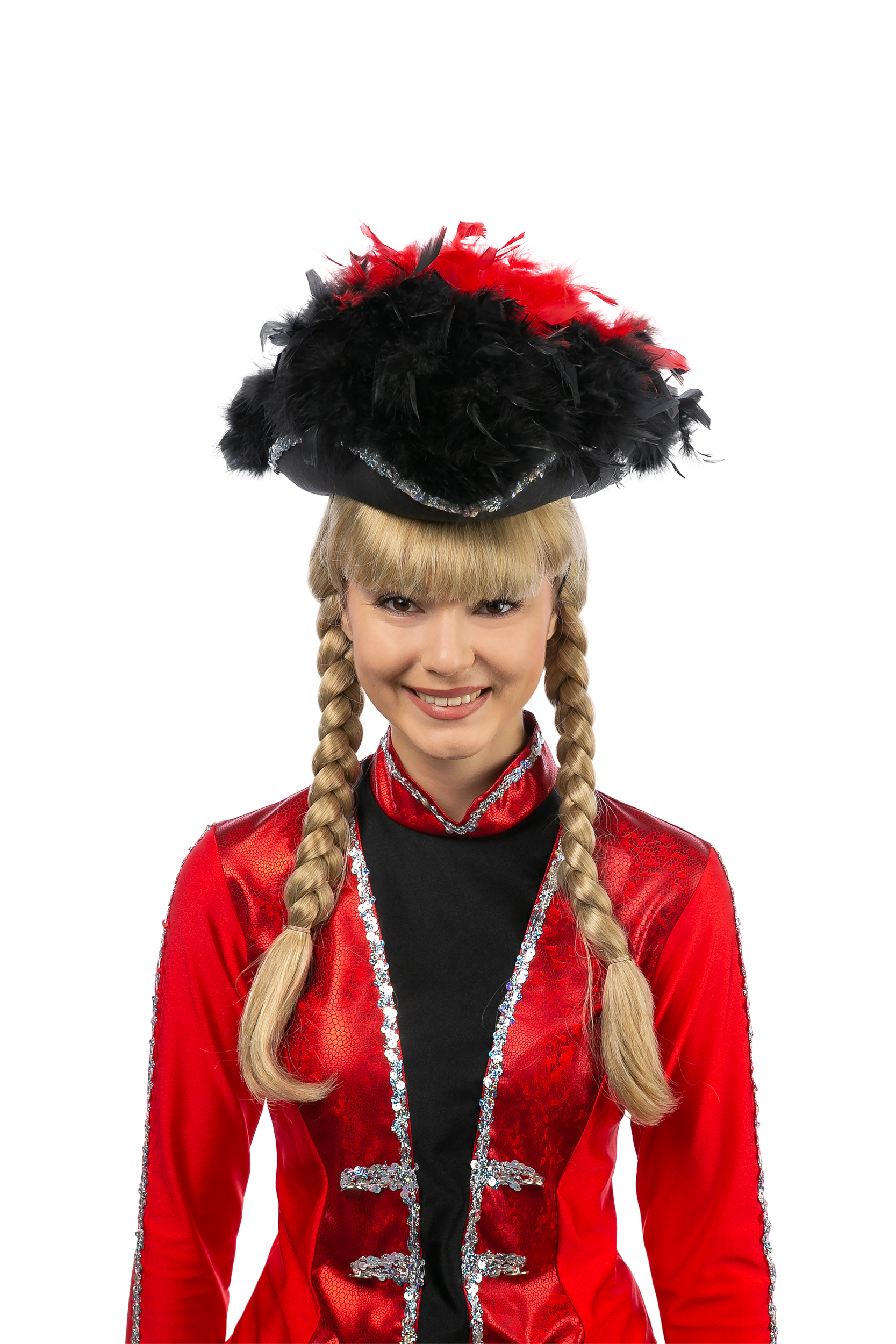 Triangular felt blank, black