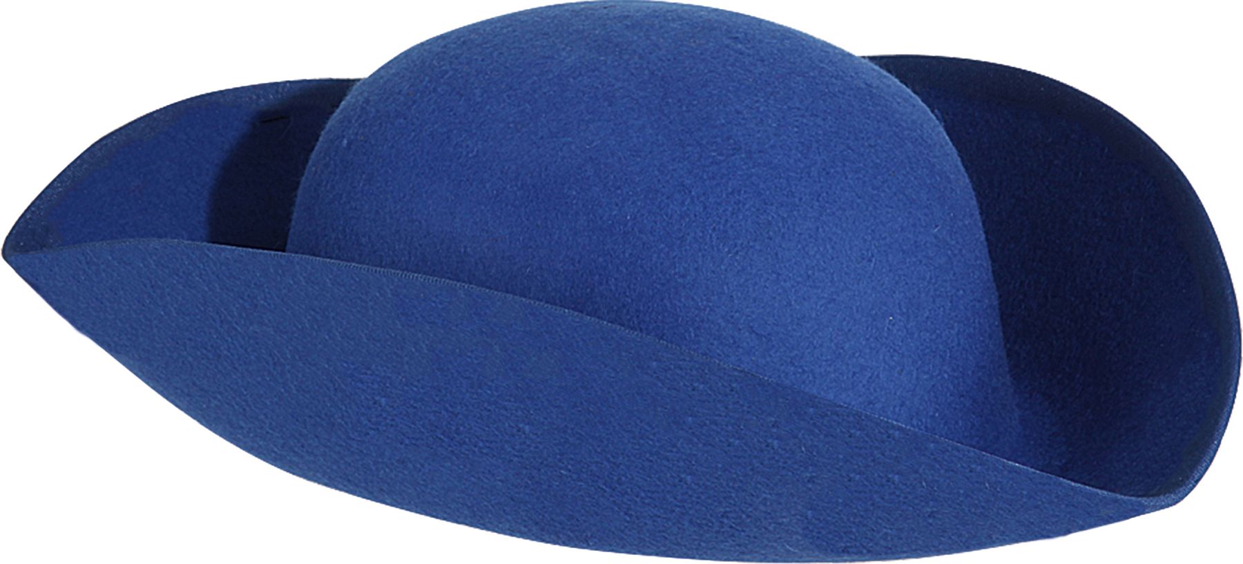 Tricorn hat blue, blank