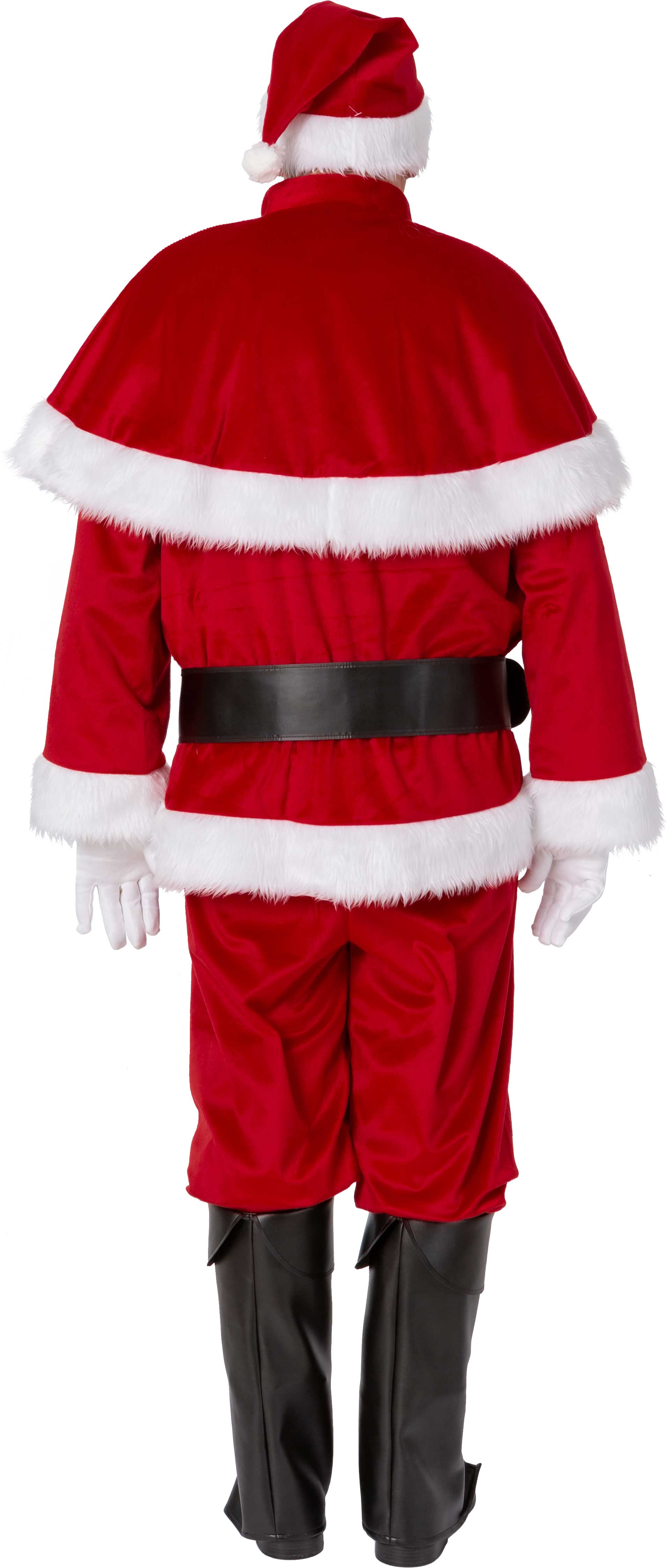Weihnachtsmannanzug mit Pelerine, rot