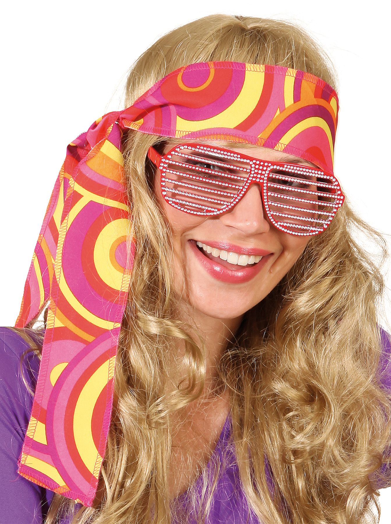 Headband crazy, orange-yellow