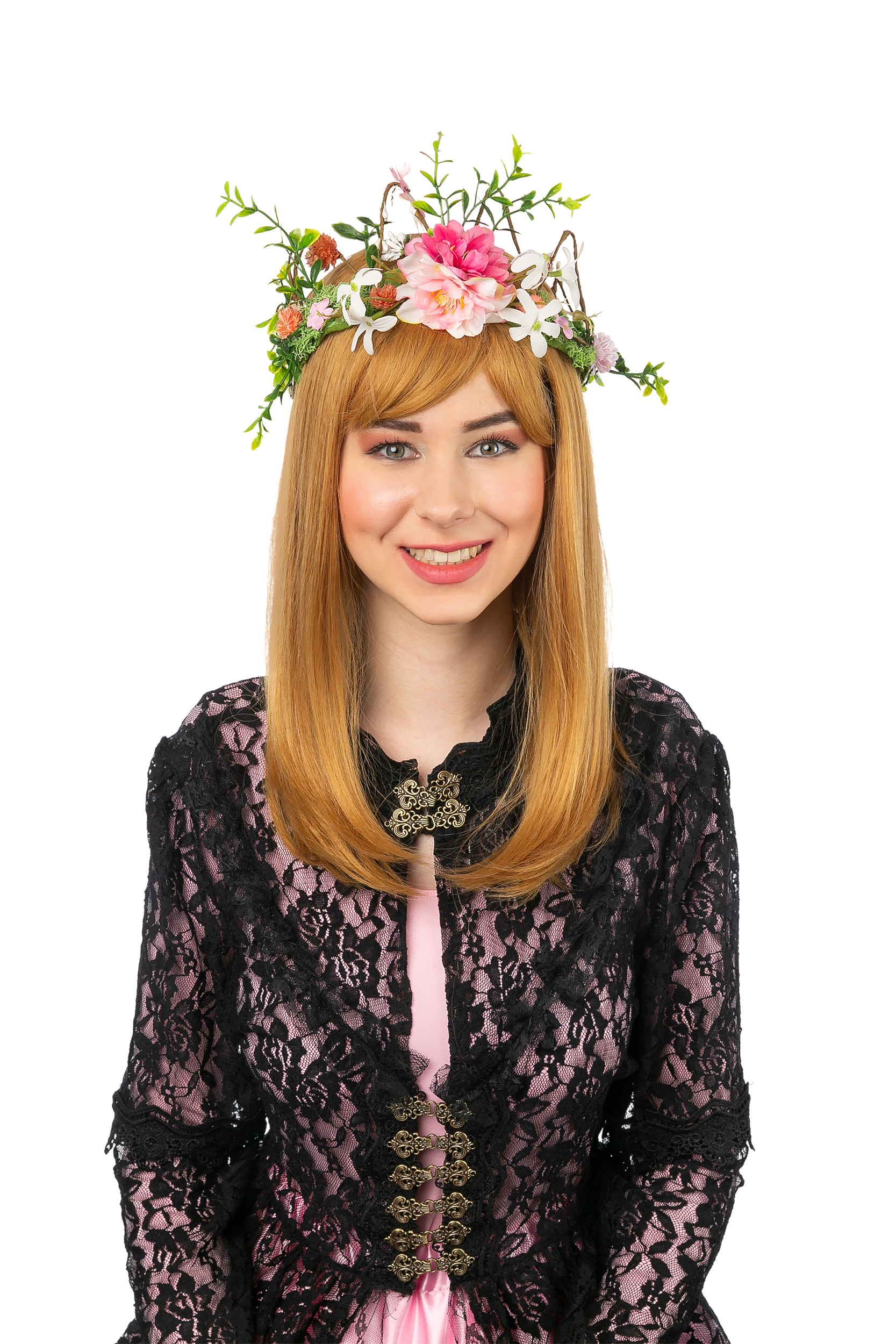 Couronne fleurie, princesse des forêts