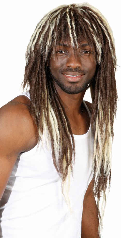 Perücke Dreads, blond-braun