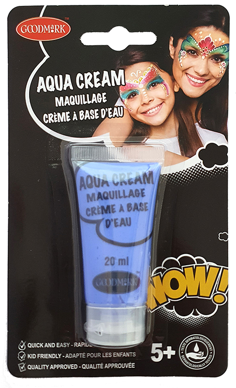Aqua-Creme Schminke, blau