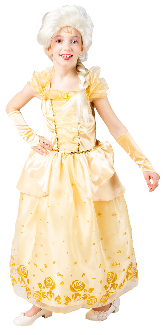 Costume de princesse jaune