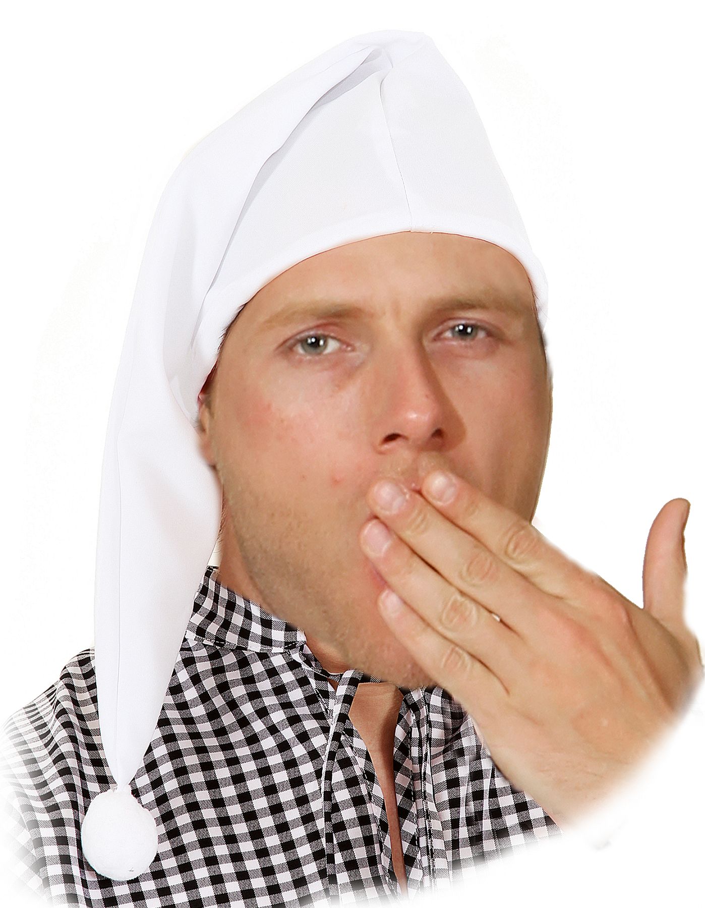 Pointy hat, white
