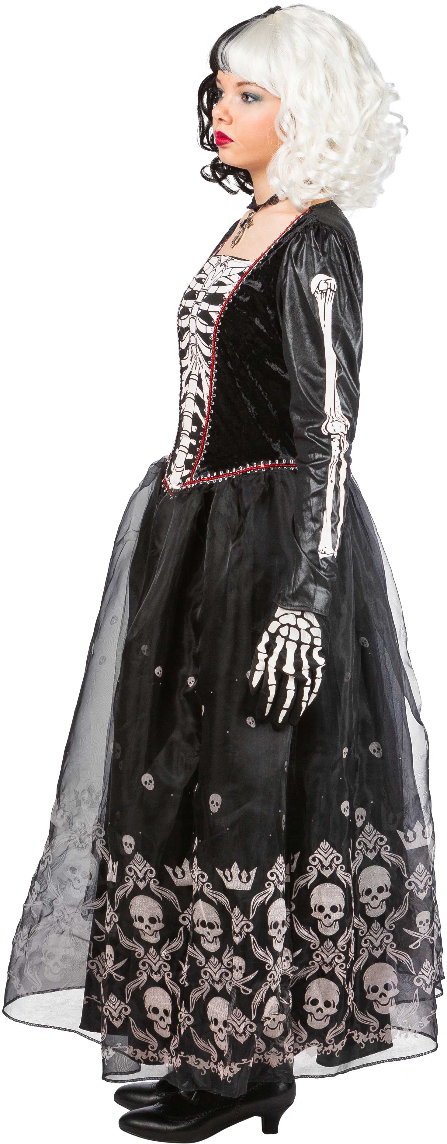 Totenkopf Kleid Halloween