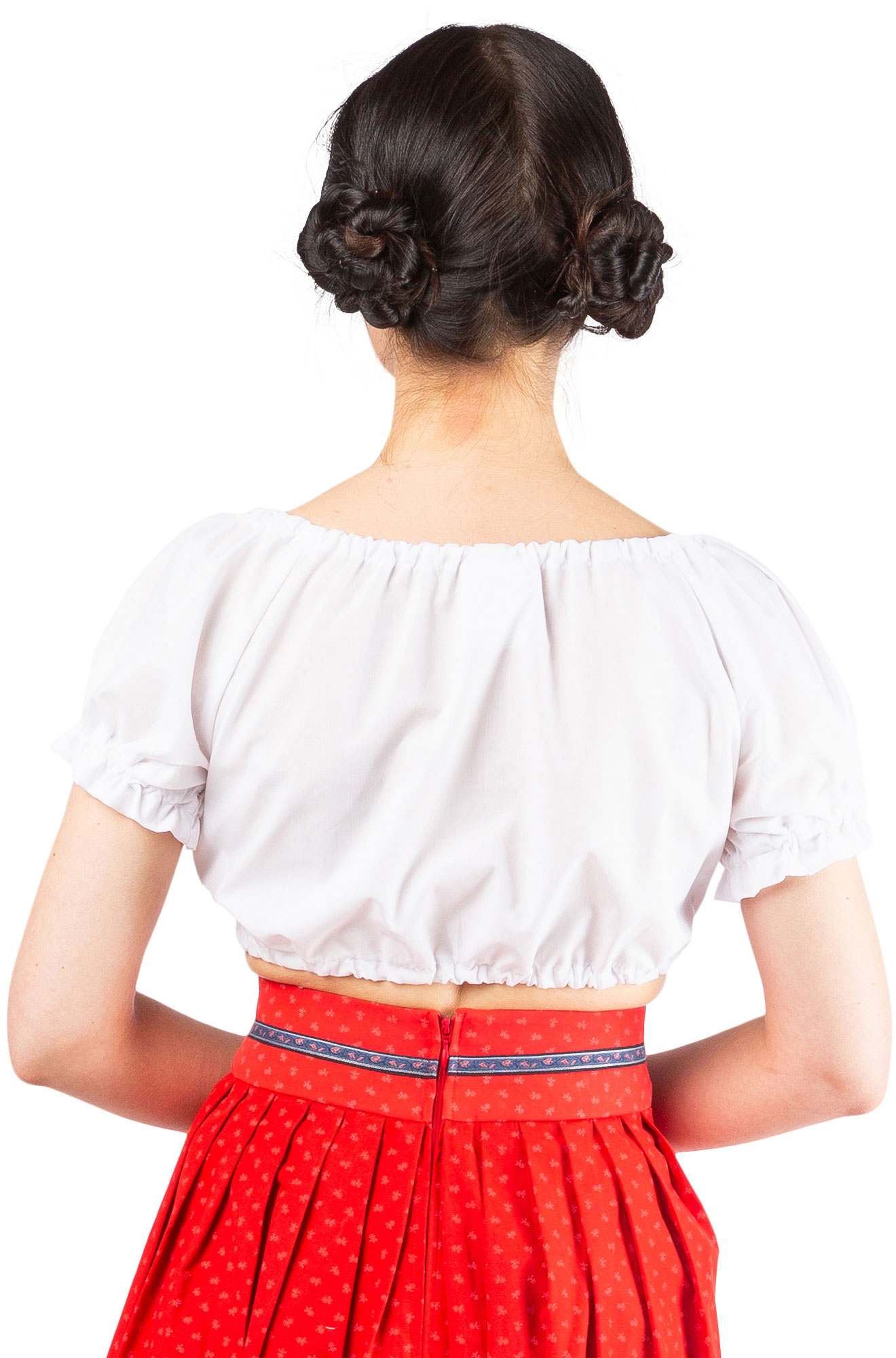 Dirndl Bluse weiß Carmen