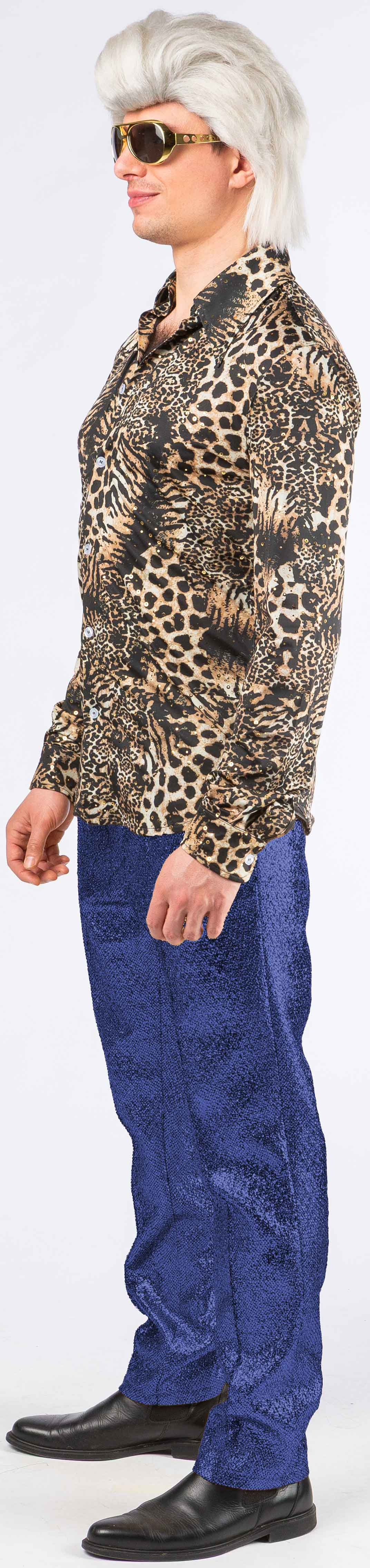 Pantalon Glamour, bleu