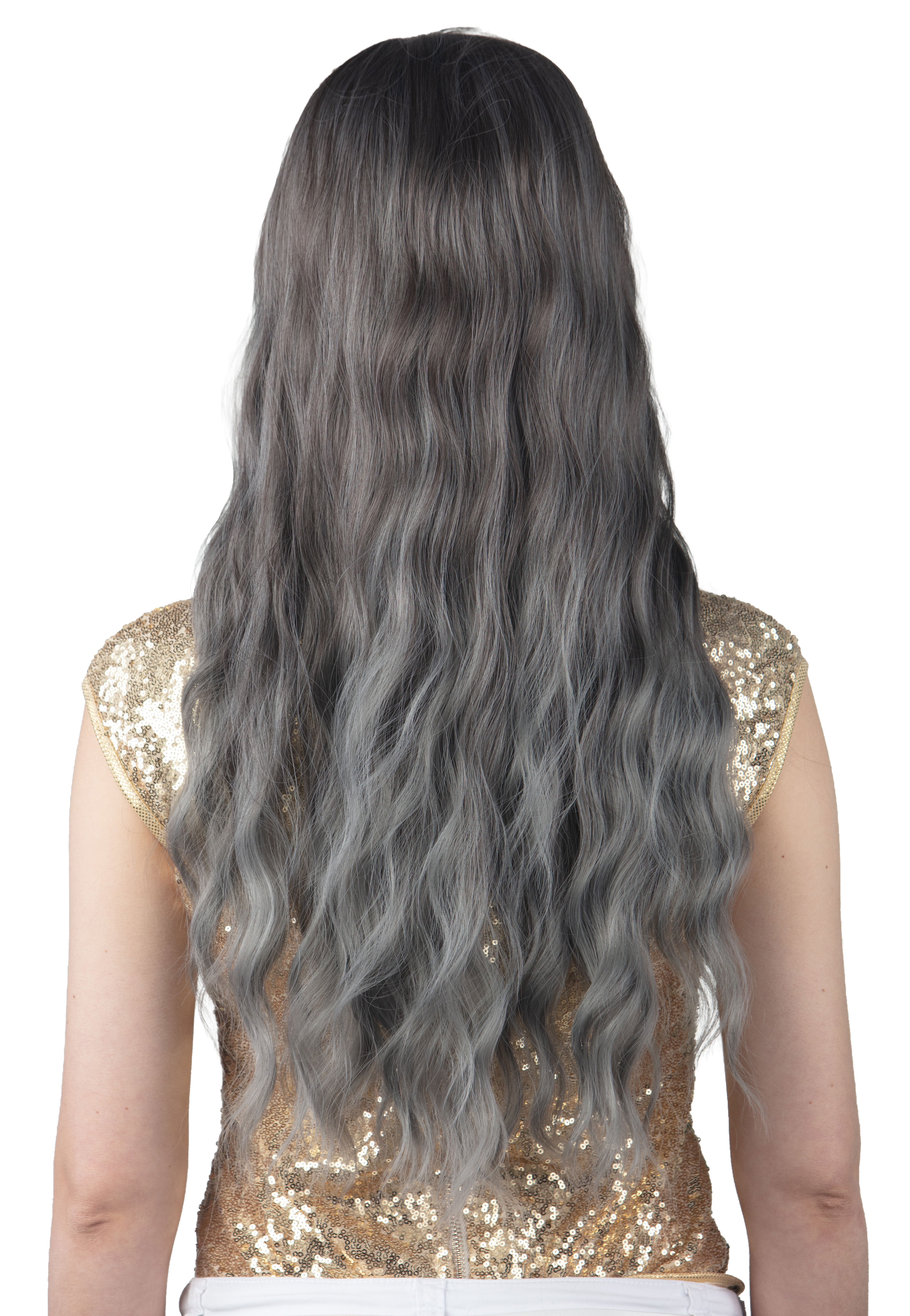 Perücke Batson, grau