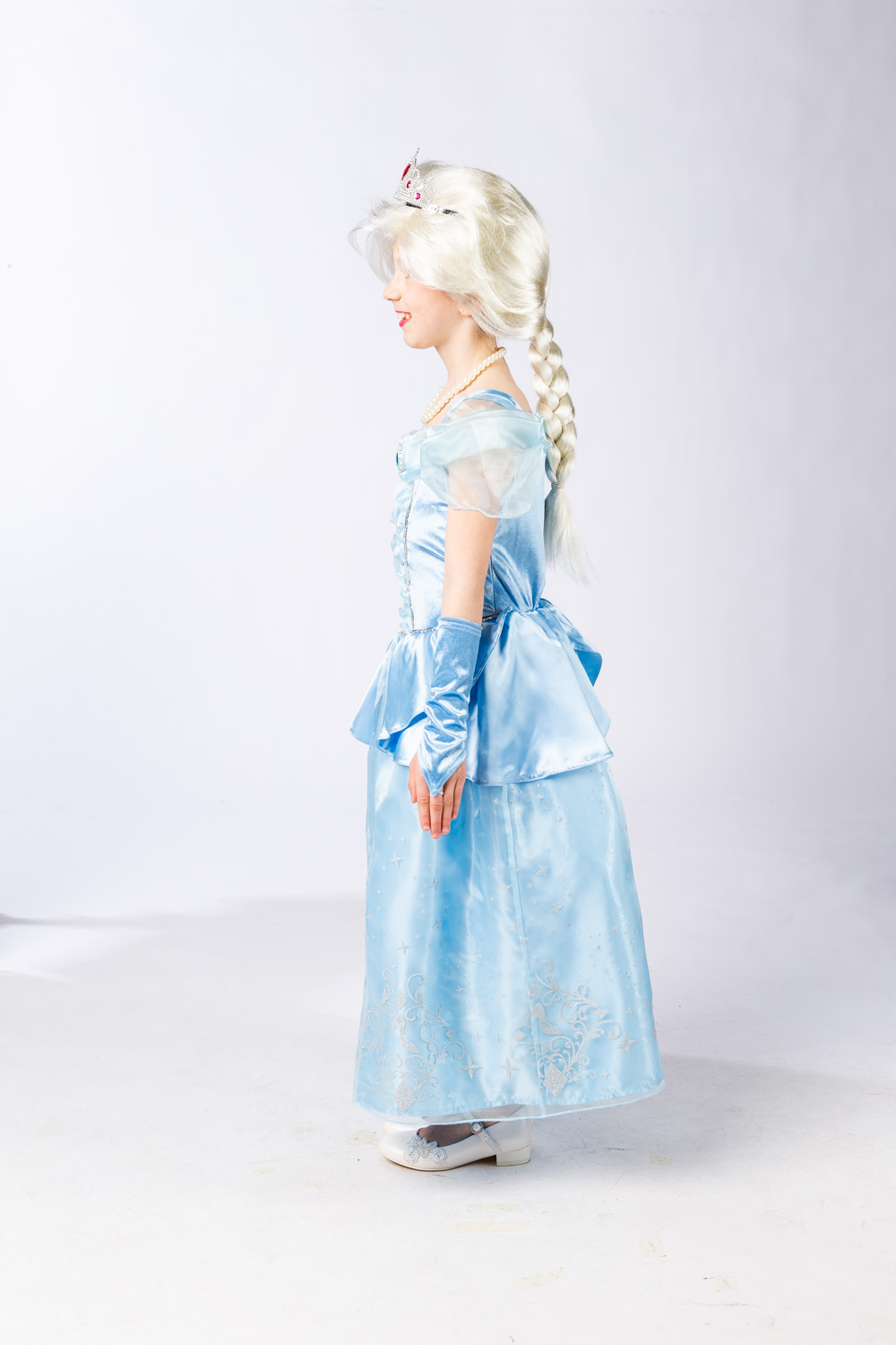 Costume de princesse bleu