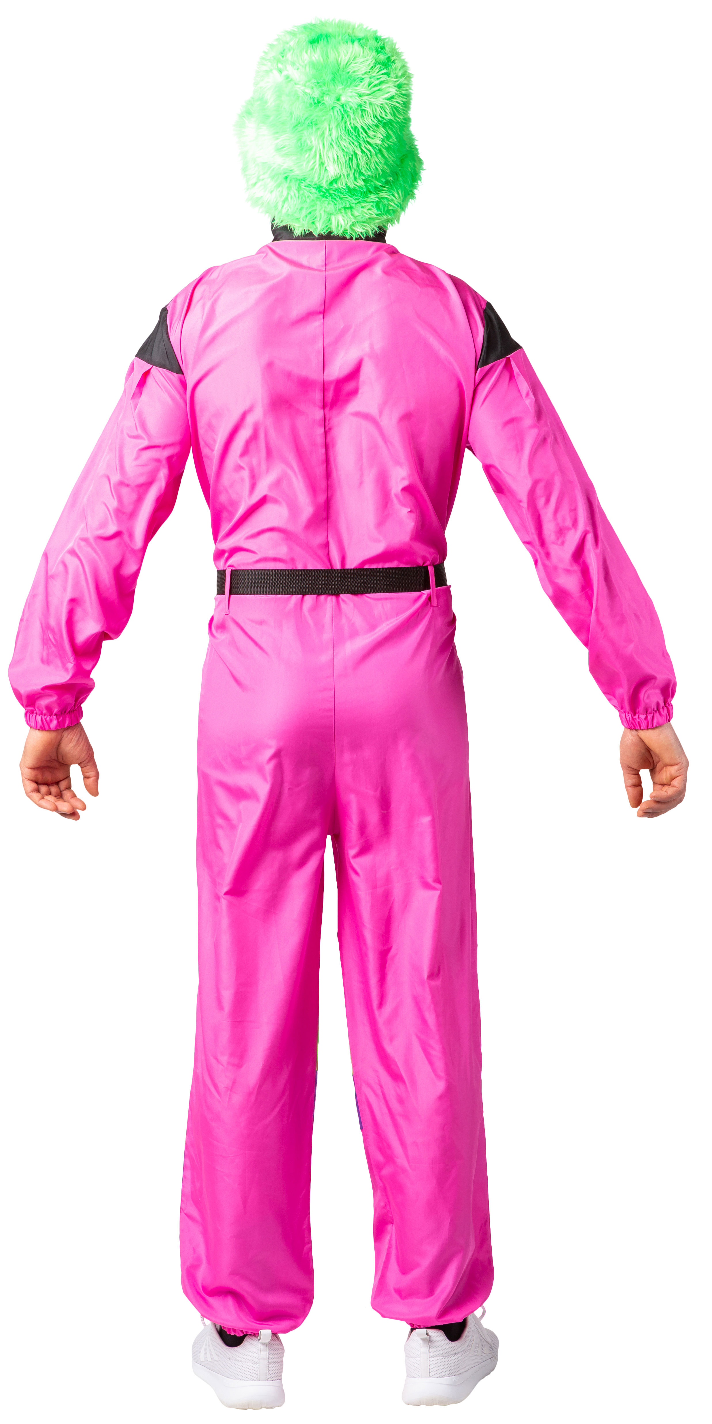 Schneeanzug Retro Herren, pink
