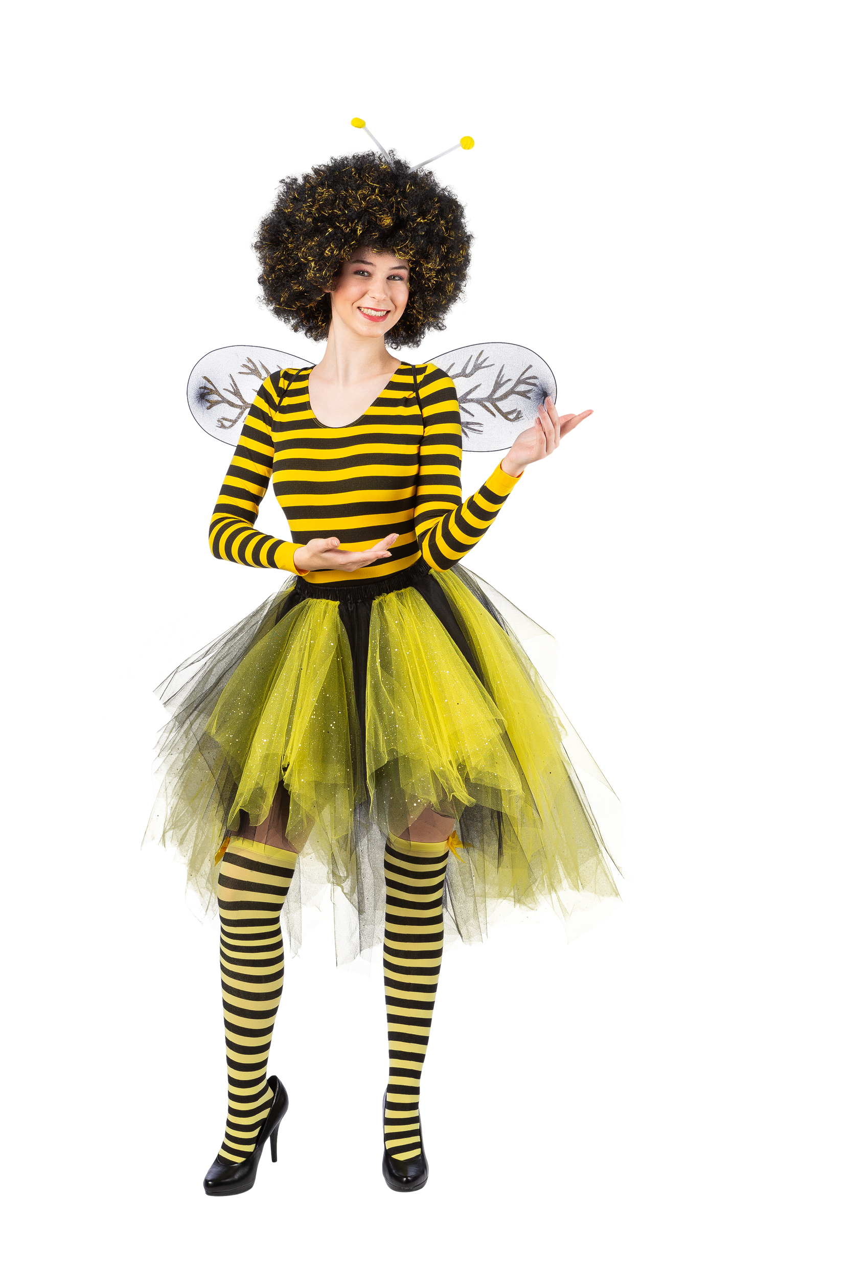Tutu Bee mullet style (short at the front, long at the back) L/XL