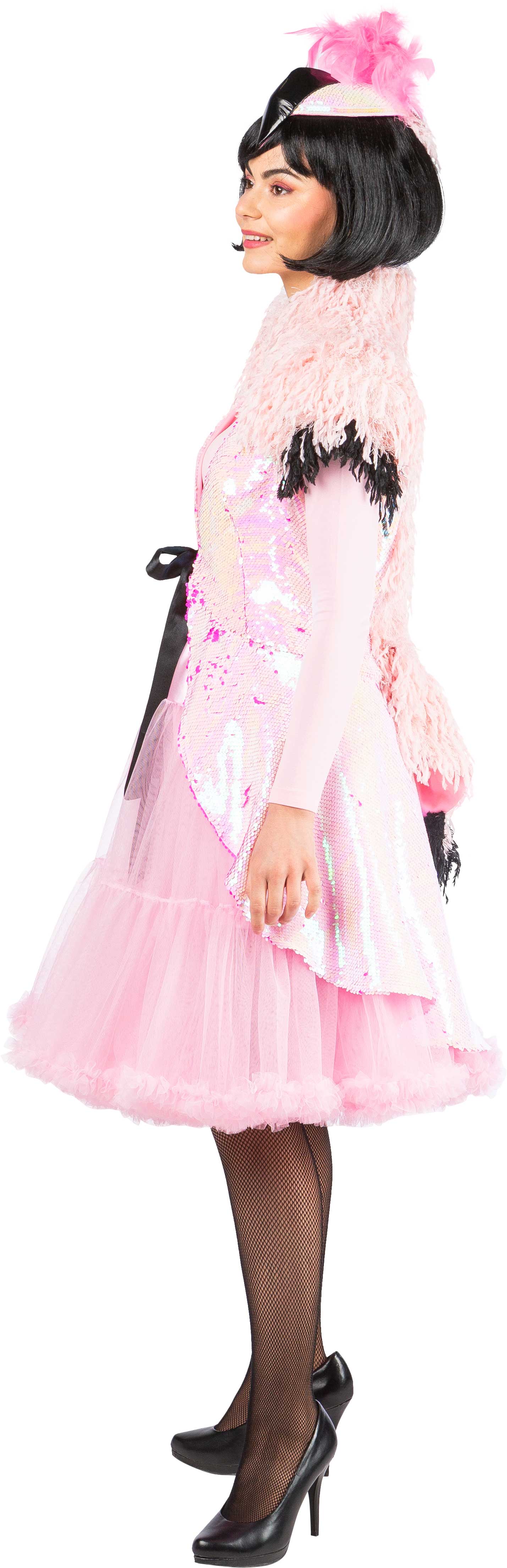 Tutu lang mit Rüsche, rosa