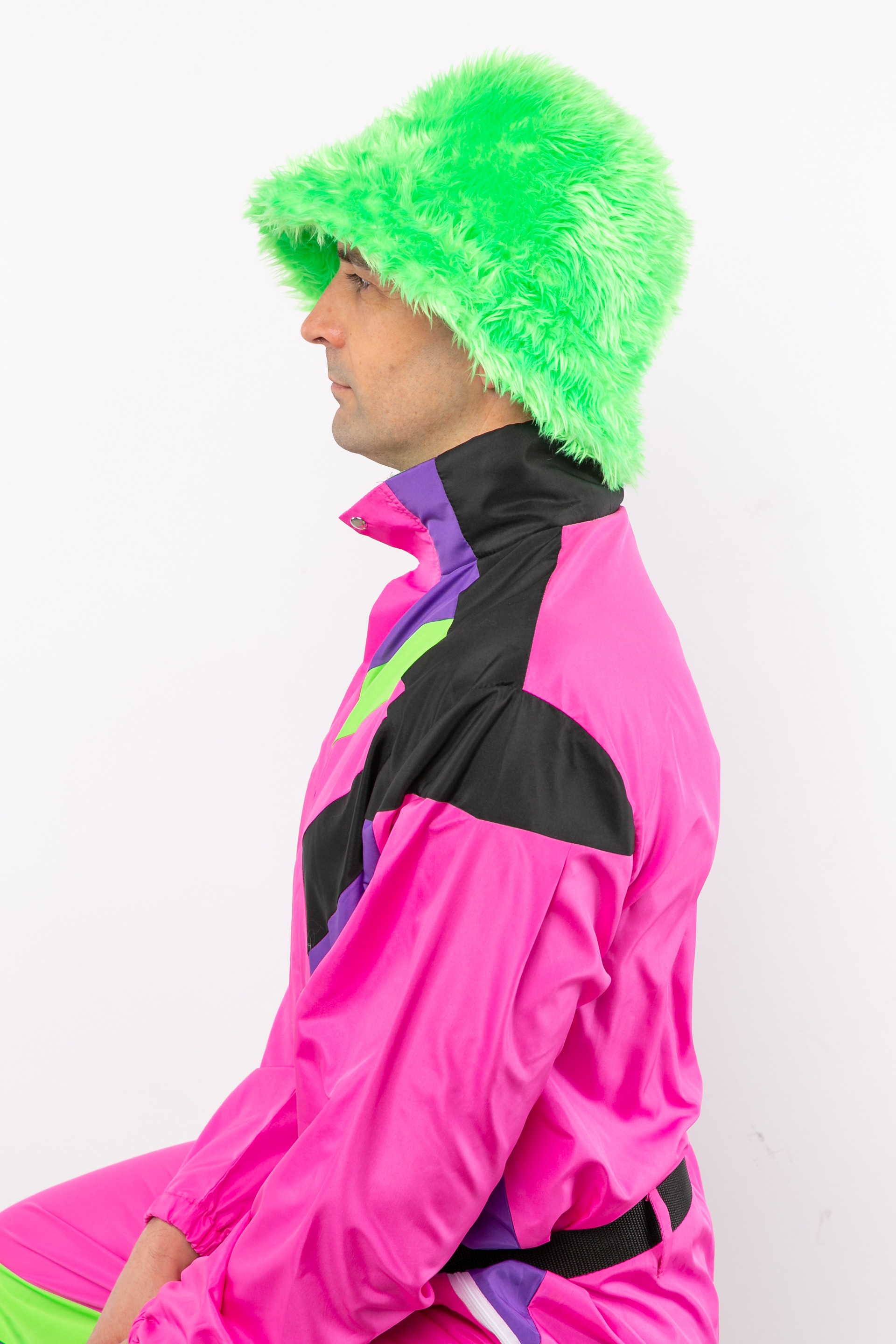 Fishermans cap fur, green