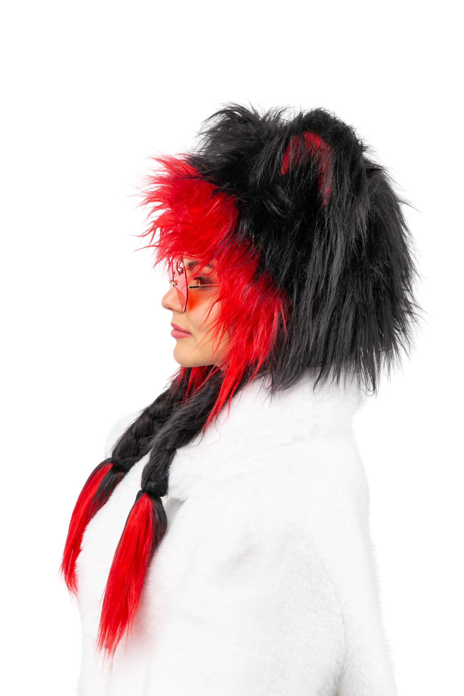 plush hat shaggy, devil