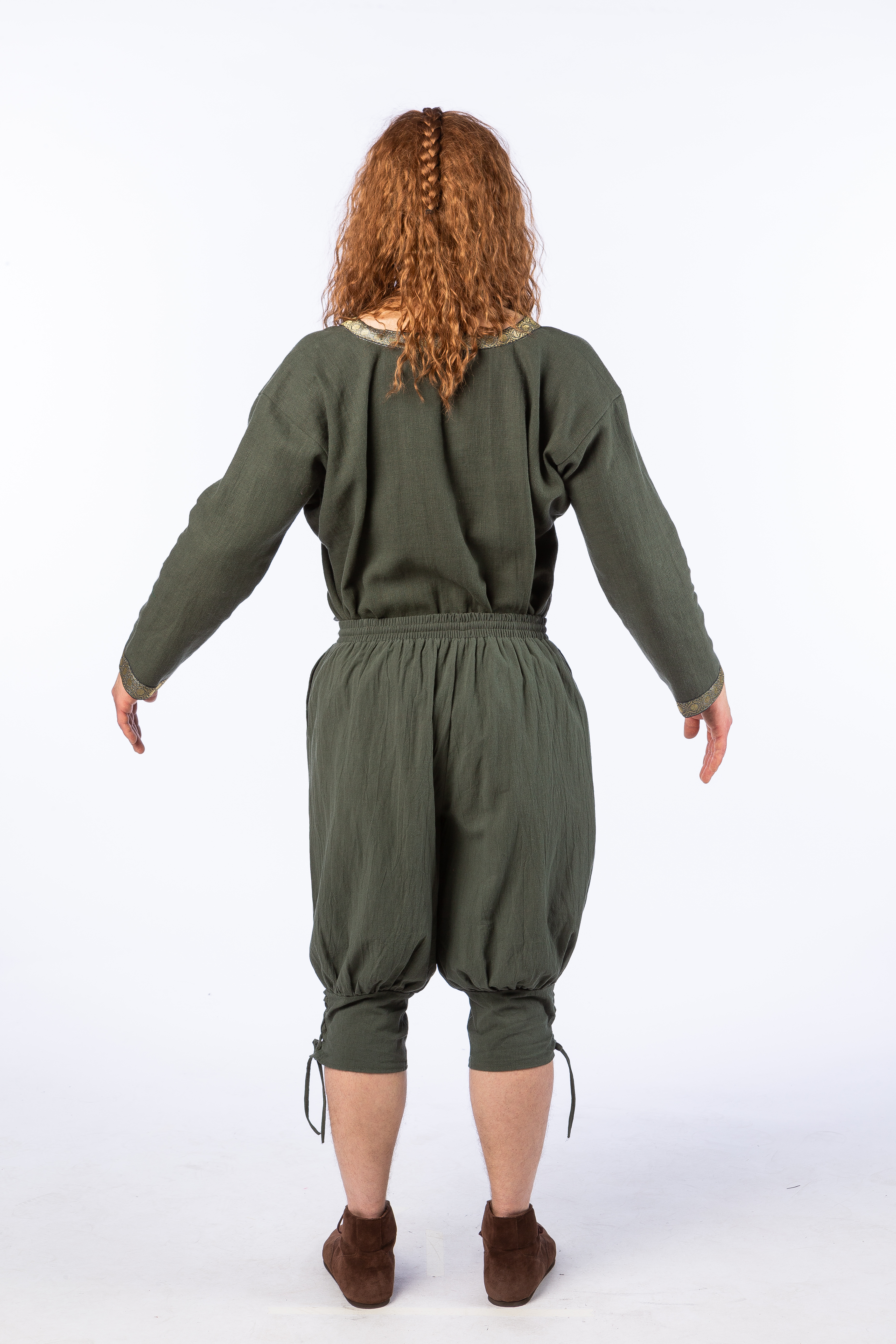 Historical knee breeches, green